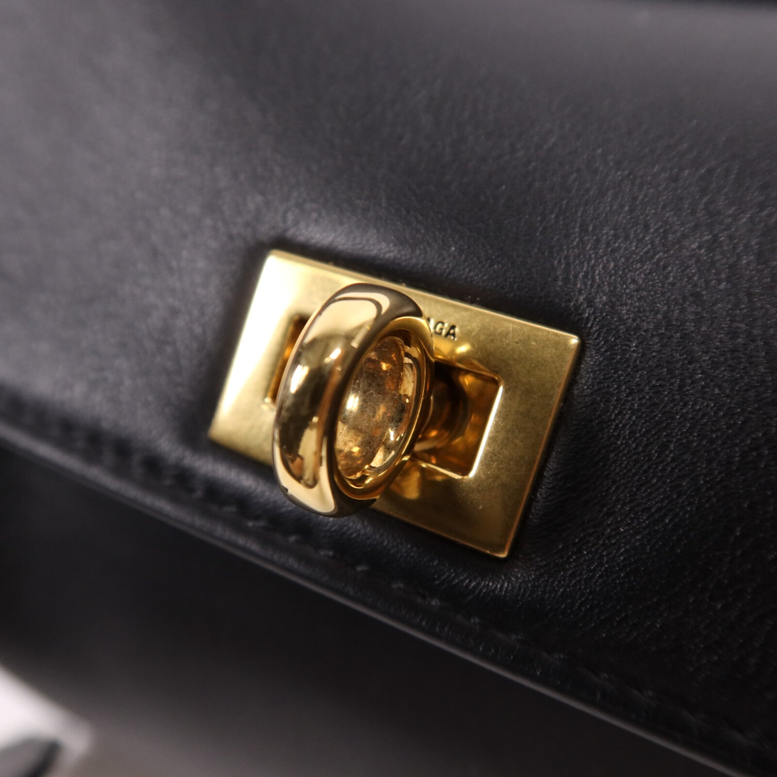 BALENCIAGA 牛皮皮革Rodeo Mini金扣手挽肩背兩用袋