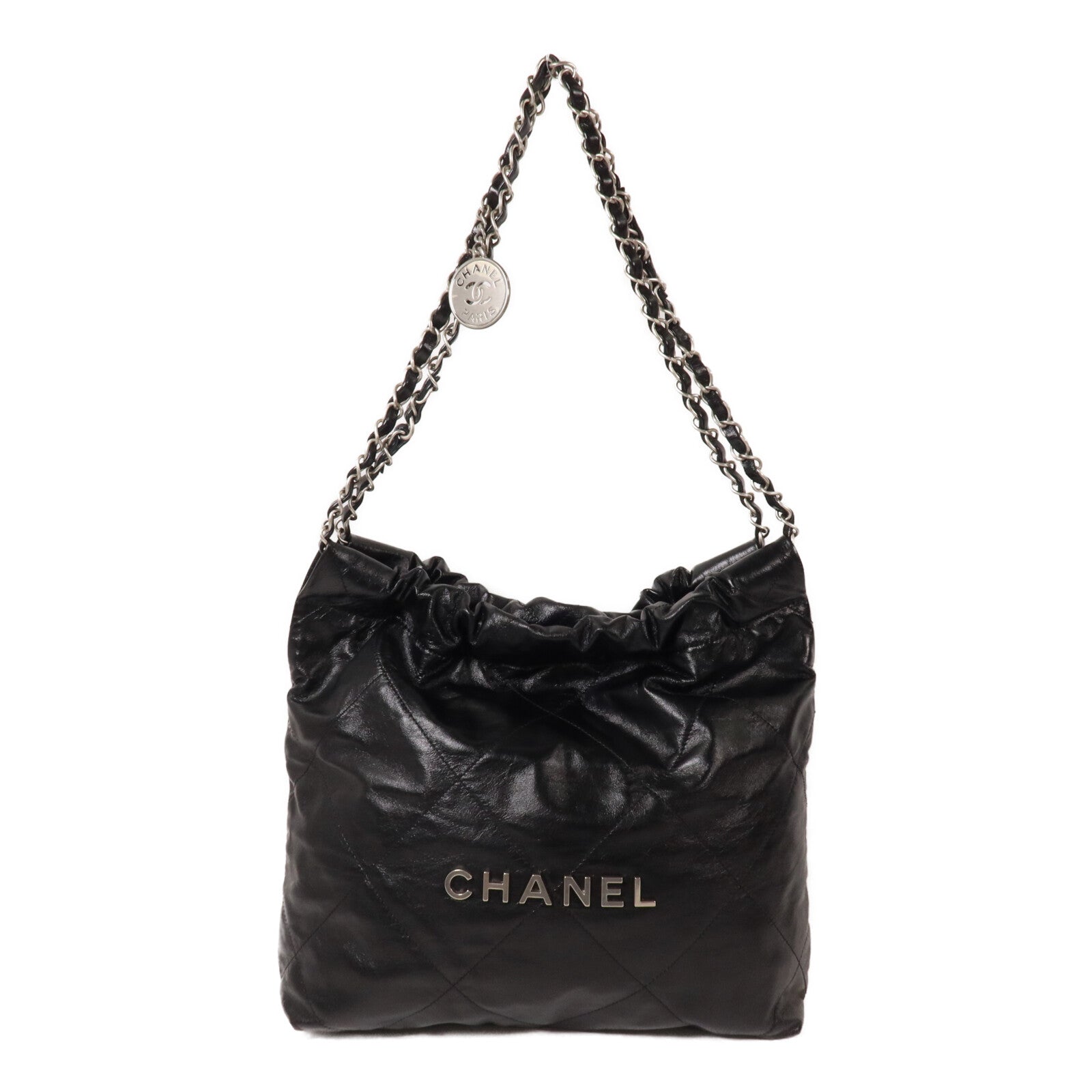 CHANEL 牛皮皮革Chanel 22 Small鏈帶肩背袋