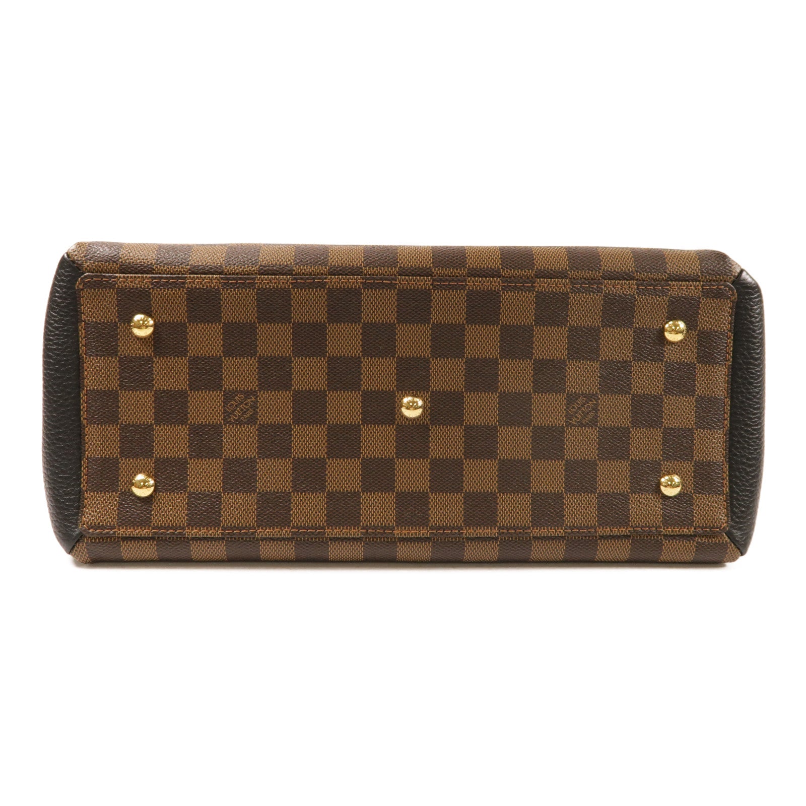 LOUIS VUITTON Damier Normandy金扣手挽肩背兩用袋