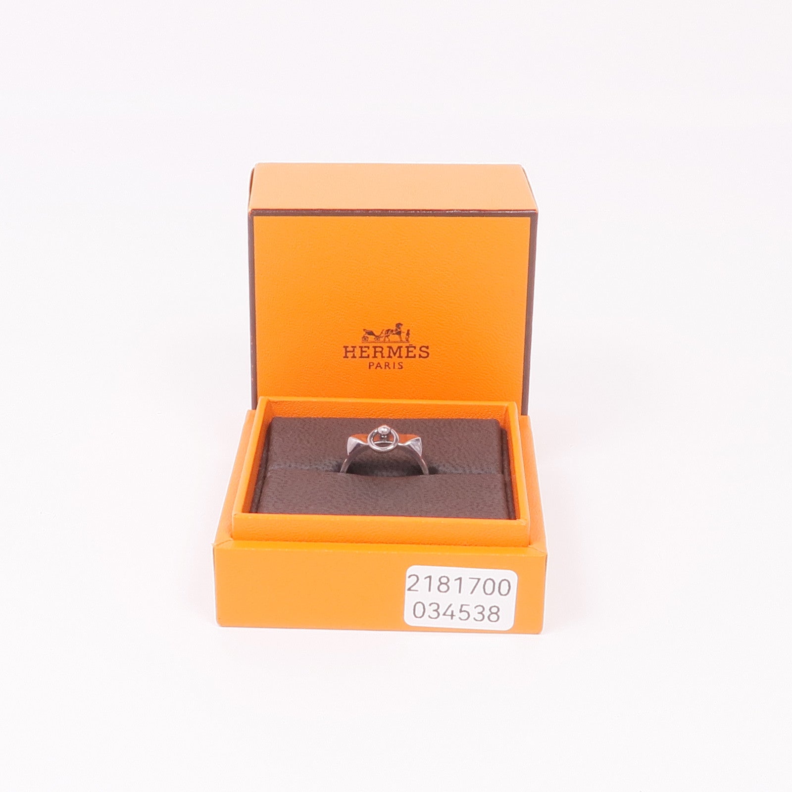 HERMES 925純銀Collier de chien Ring戒指Hermes#53/US#6.5