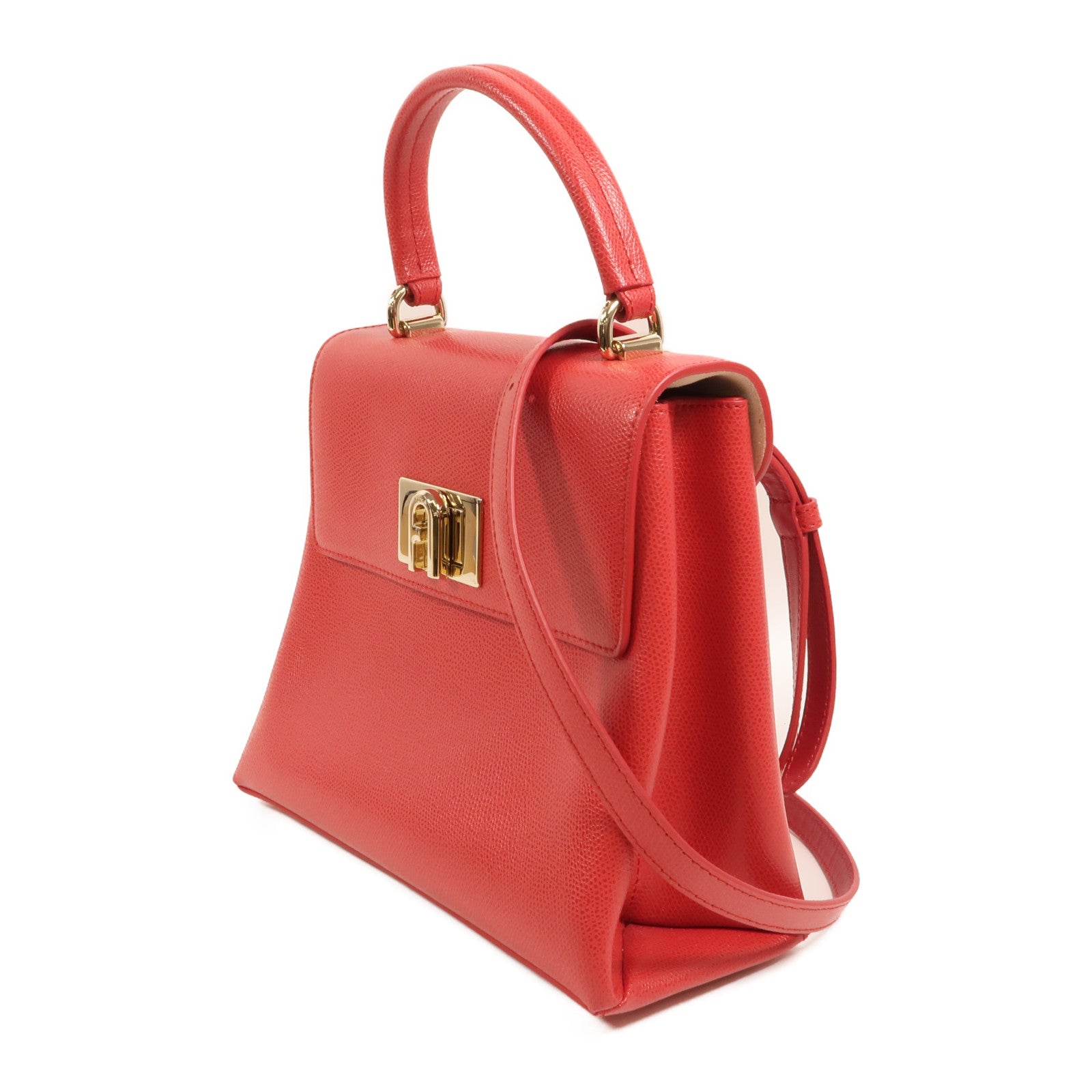 Furla 牛皮皮革2 Way Shoulder手挽肩背兩用袋