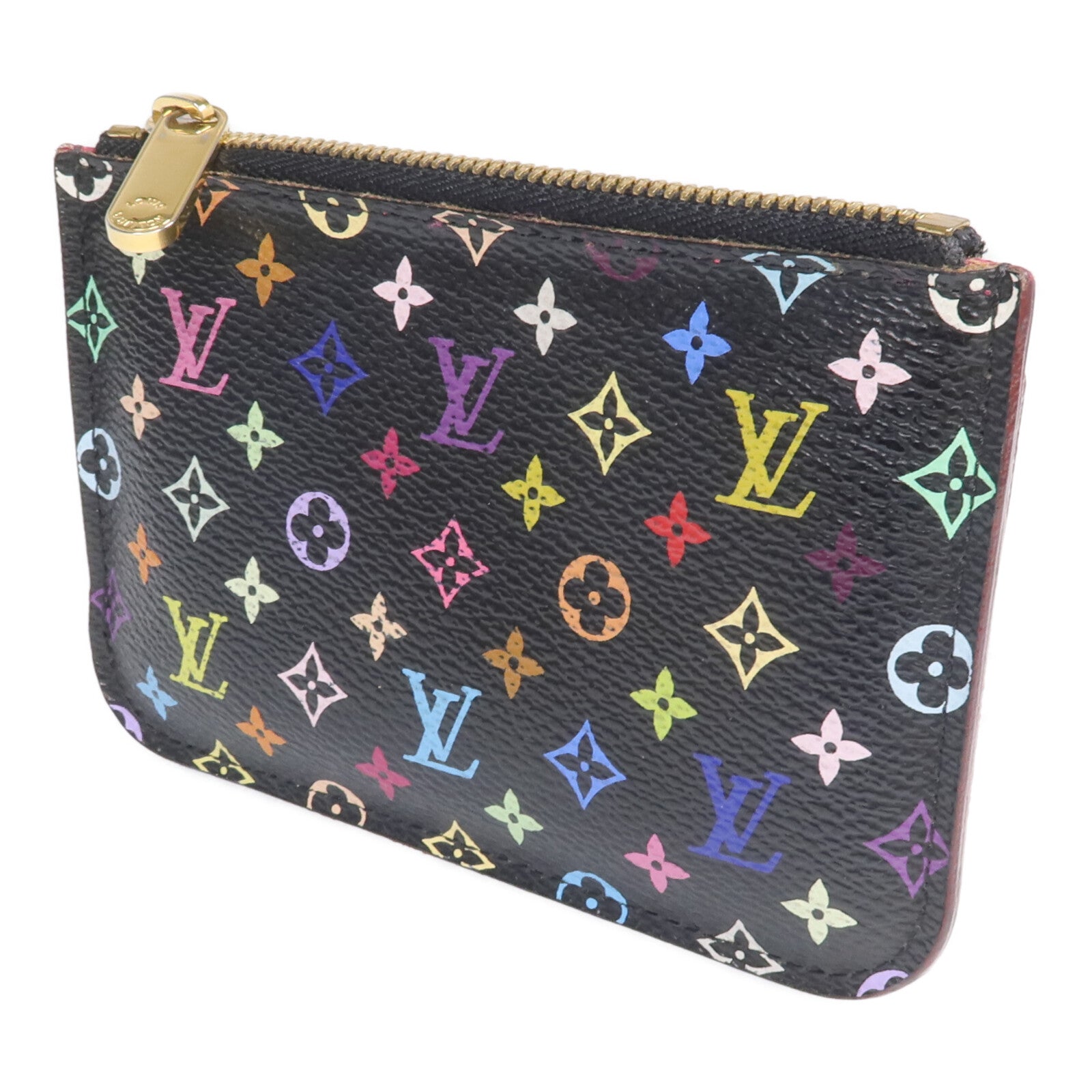 LOUIS VUITTON Monogram Multicolore Card Case金扣卡片套