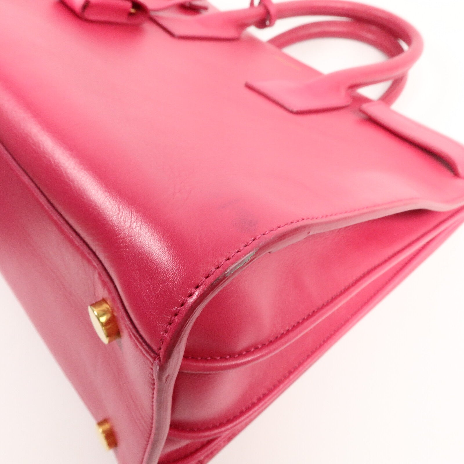 SAINT LAURENT 牛皮皮革Sac De Jour Small手挽肩背兩用袋