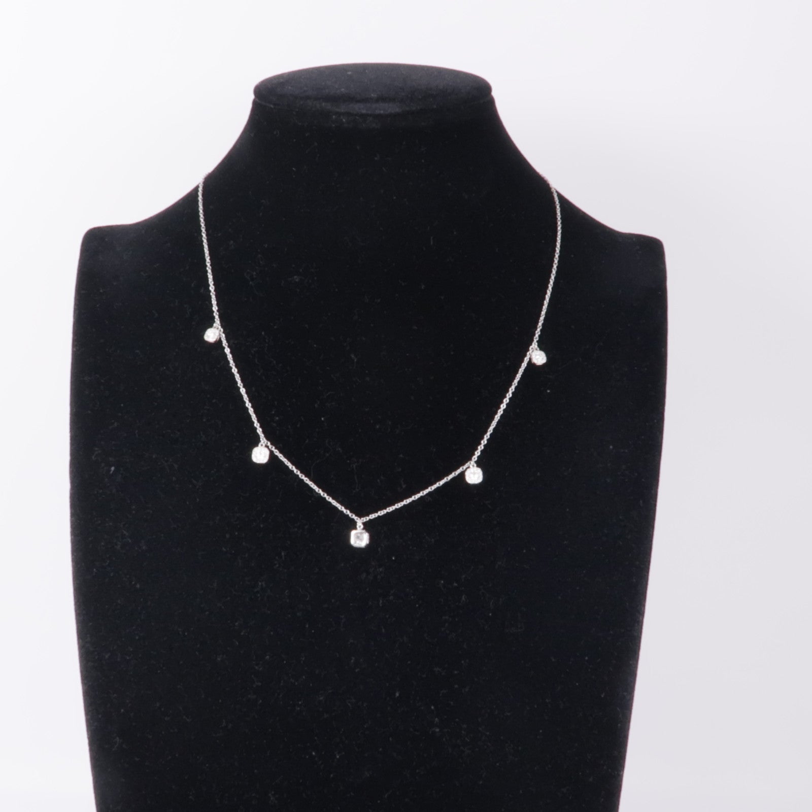 JEWELRY 18K白金Diamond Necklace鑽石項鍊