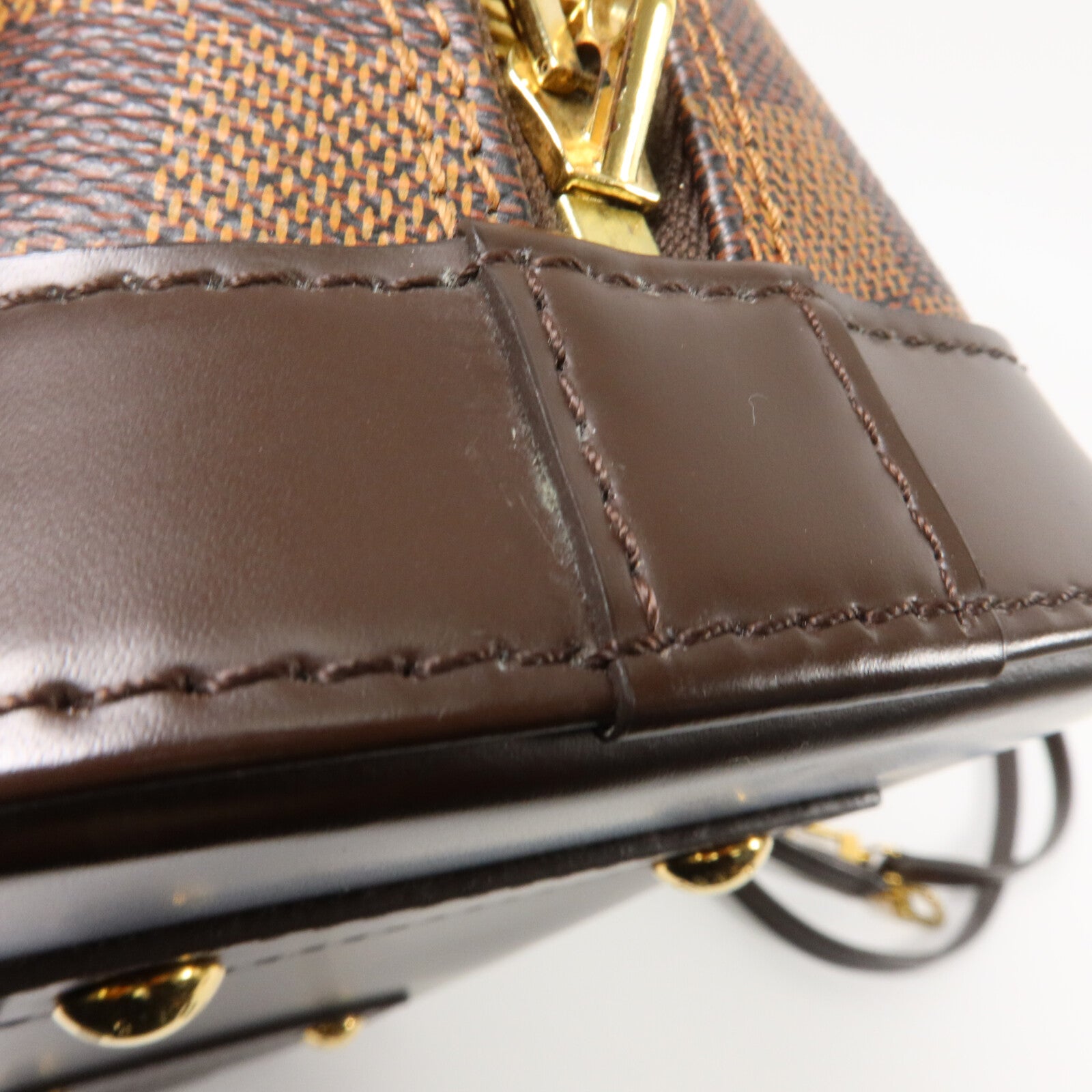 LOUIS VUITTON Damier Alma BB手挽肩背兩用袋