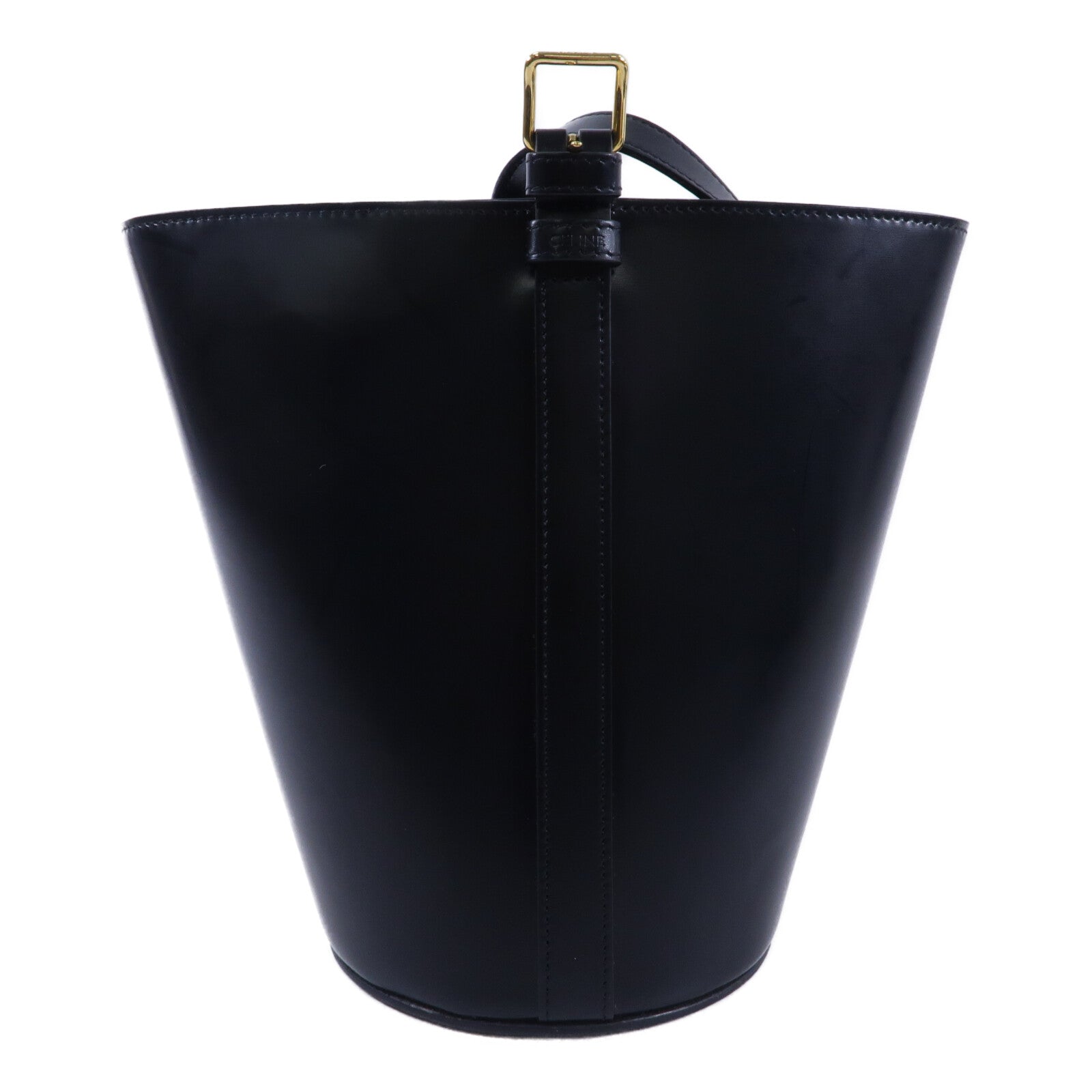 CELINE 牛皮皮革Bucket Triomohe肩背袋