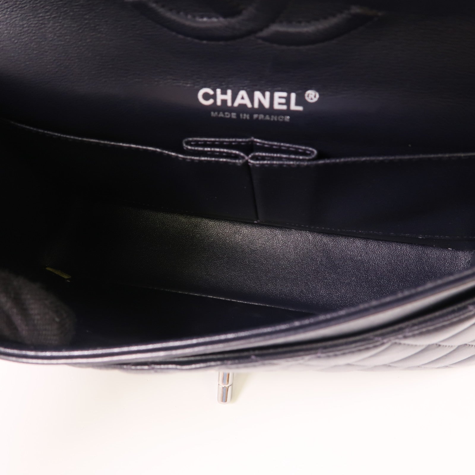 CHANEL 【激減優惠】羊皮皮革Classic 25銀扣鏈帶肩背袋