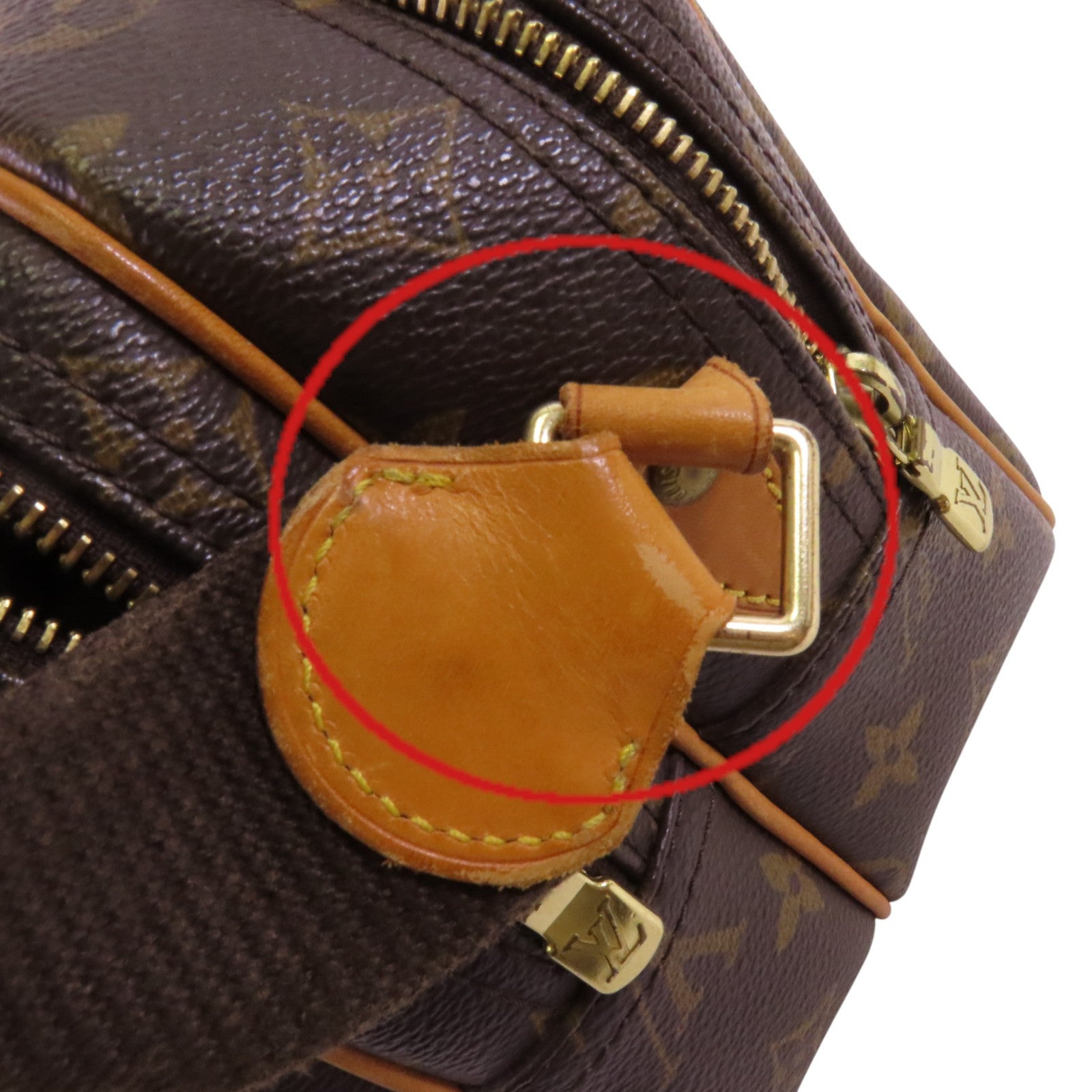 LOUIS VUITTON Monogram Reporter PM金扣肩背袋