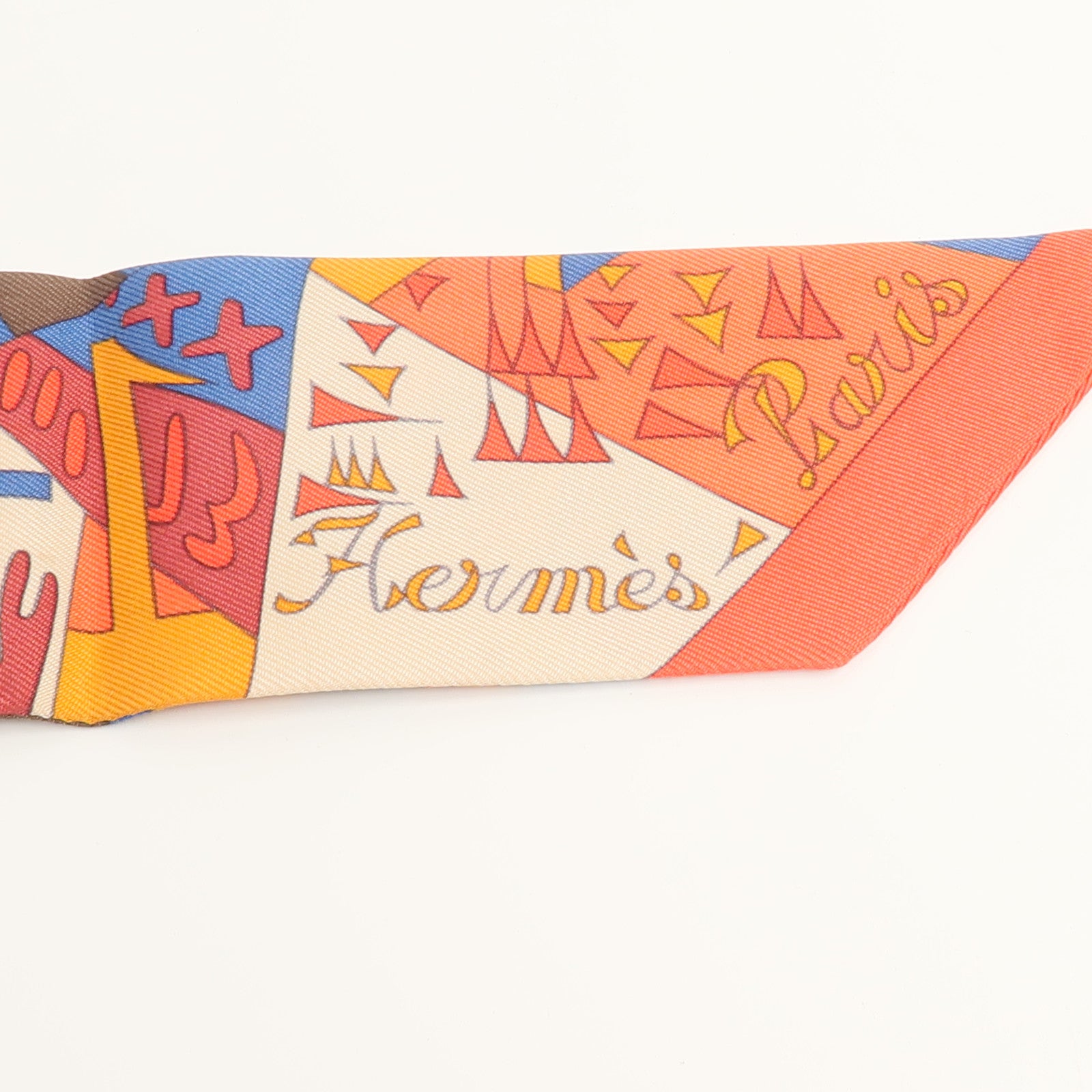 HERMES 絲質Twilly絲巾