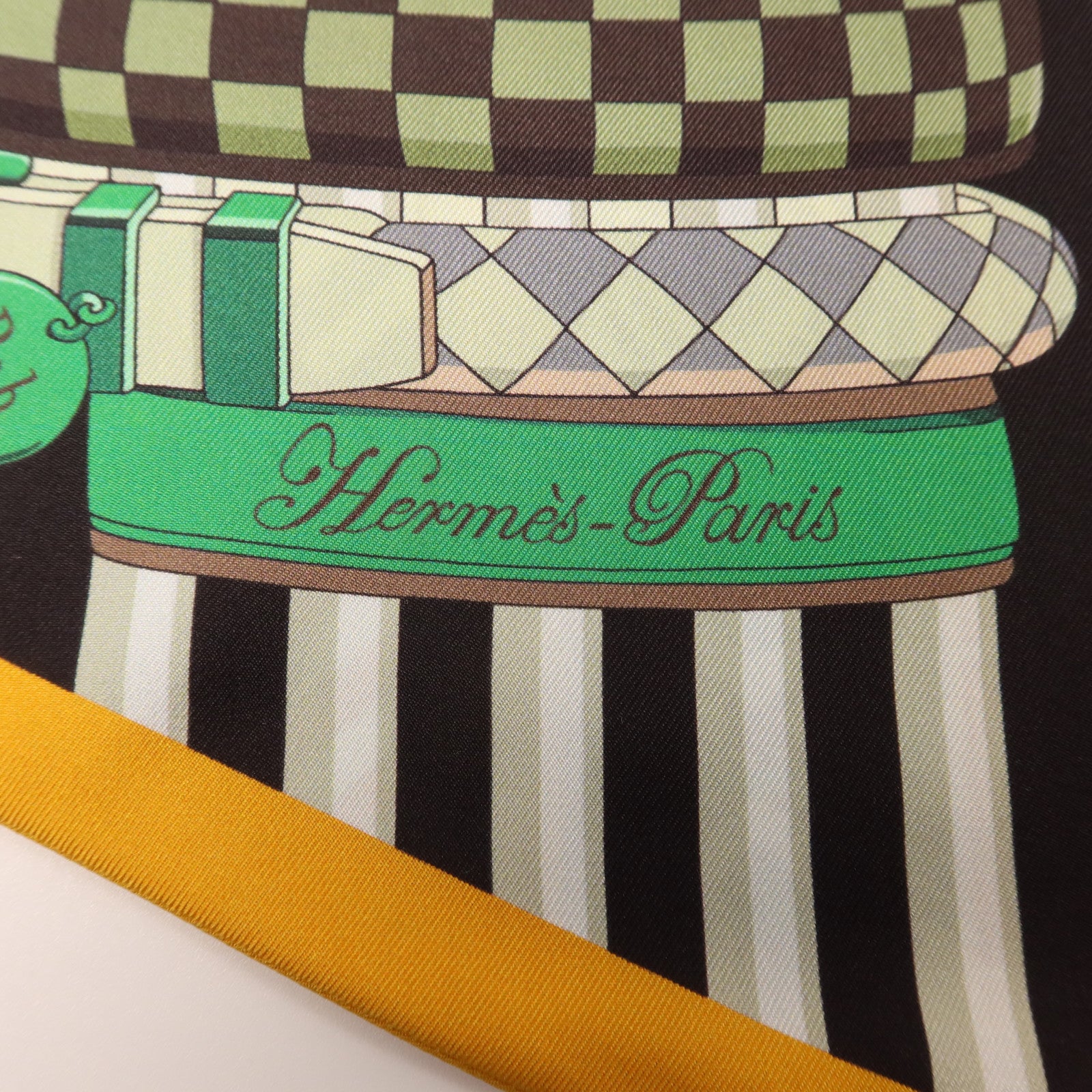 HERMES 絲質Maxi Twilly絲巾