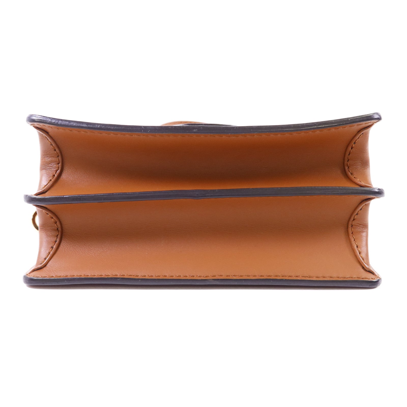 LOUIS VUITTON Monogram Reverse Mini Dauphine金扣肩背袋