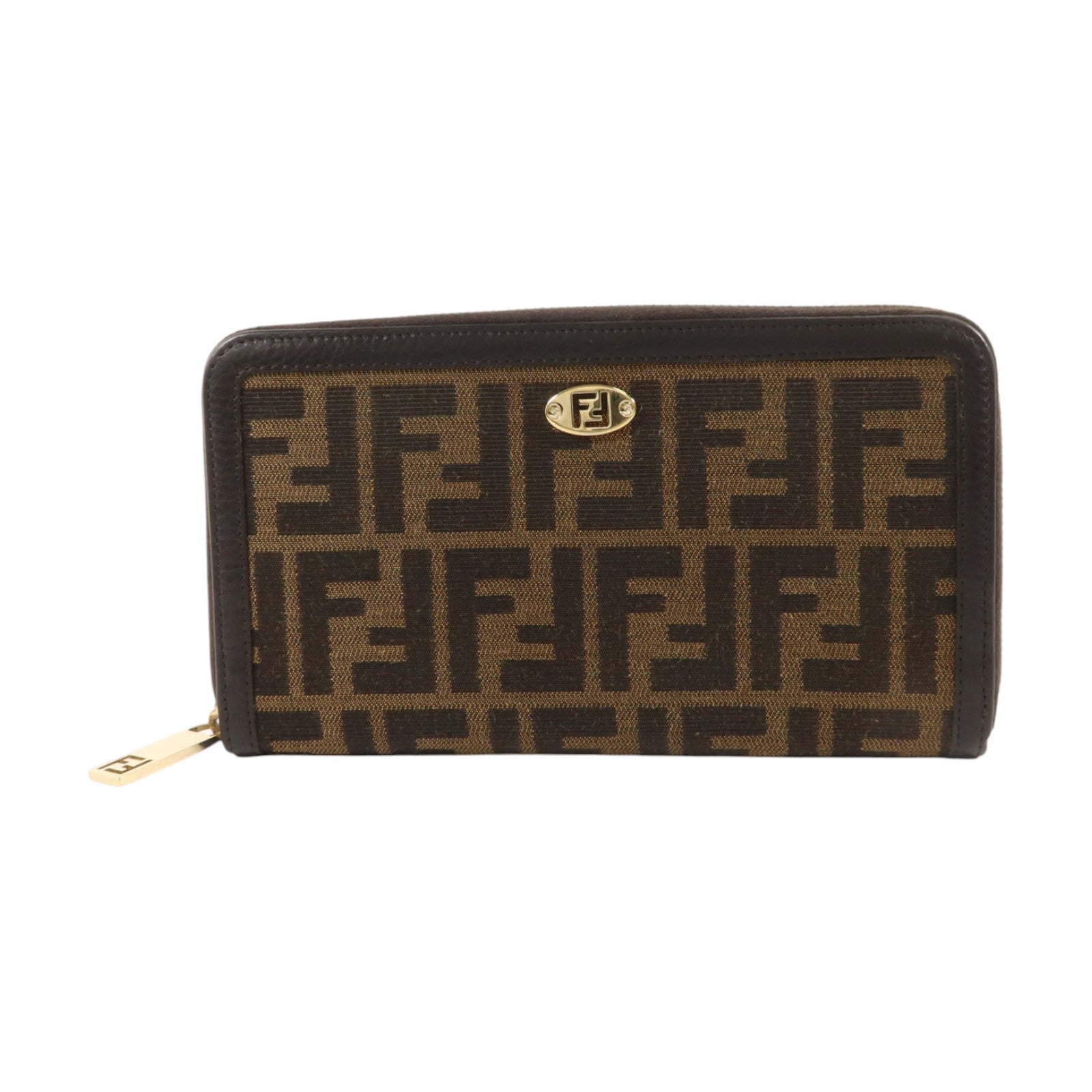 FENDI 帆布Zipper Long Wallet長錢包