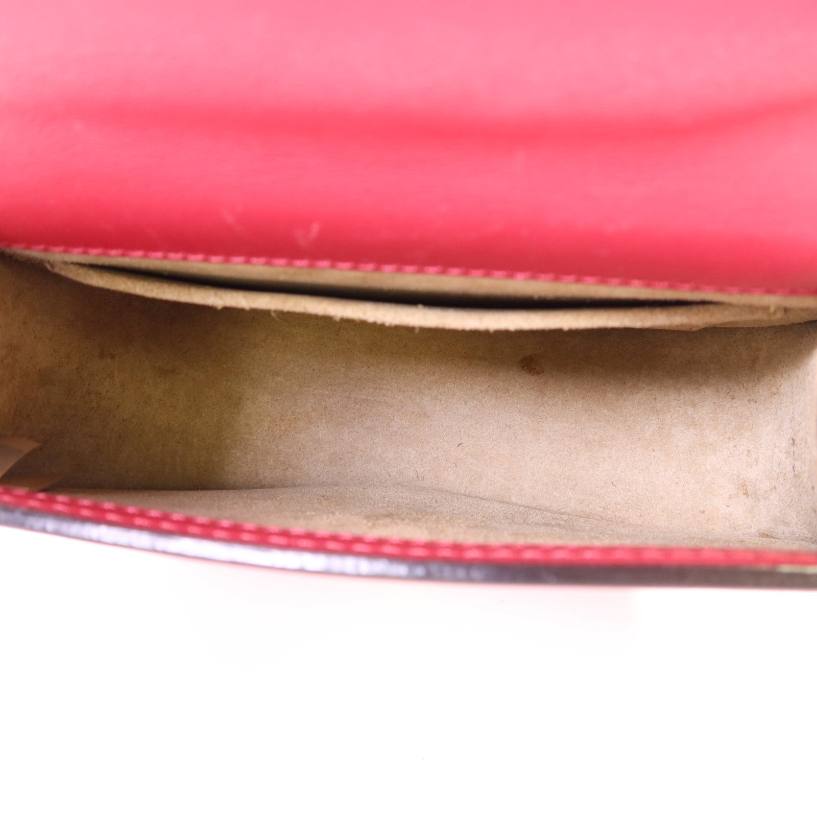 Chloe 牛皮皮革Small Cherry Pink Fuchsia Croc Embossed金扣手挽肩背兩用袋