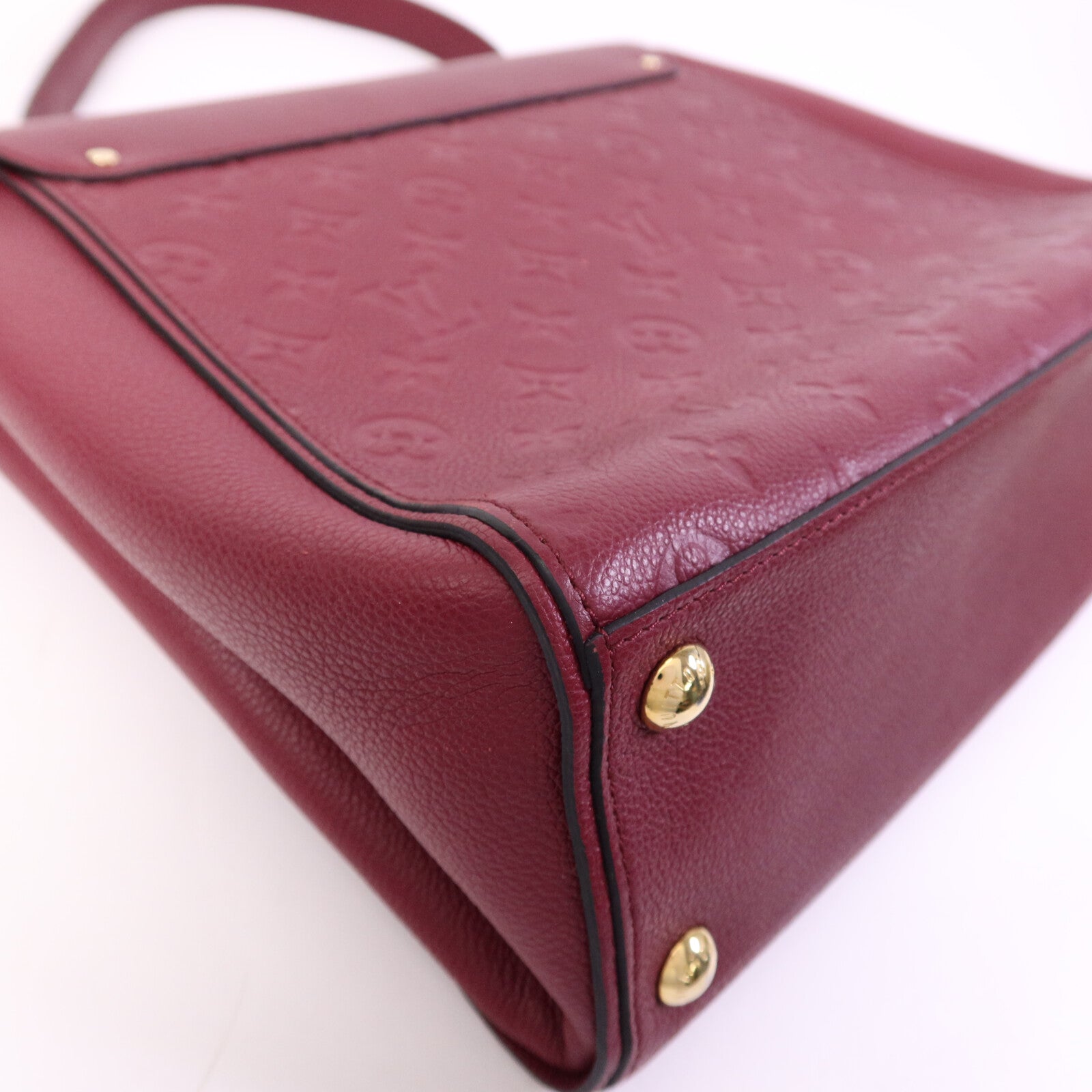LOUIS VUITTON 【激減優惠】Monogram Empreinte Trocadero金扣手挽袋