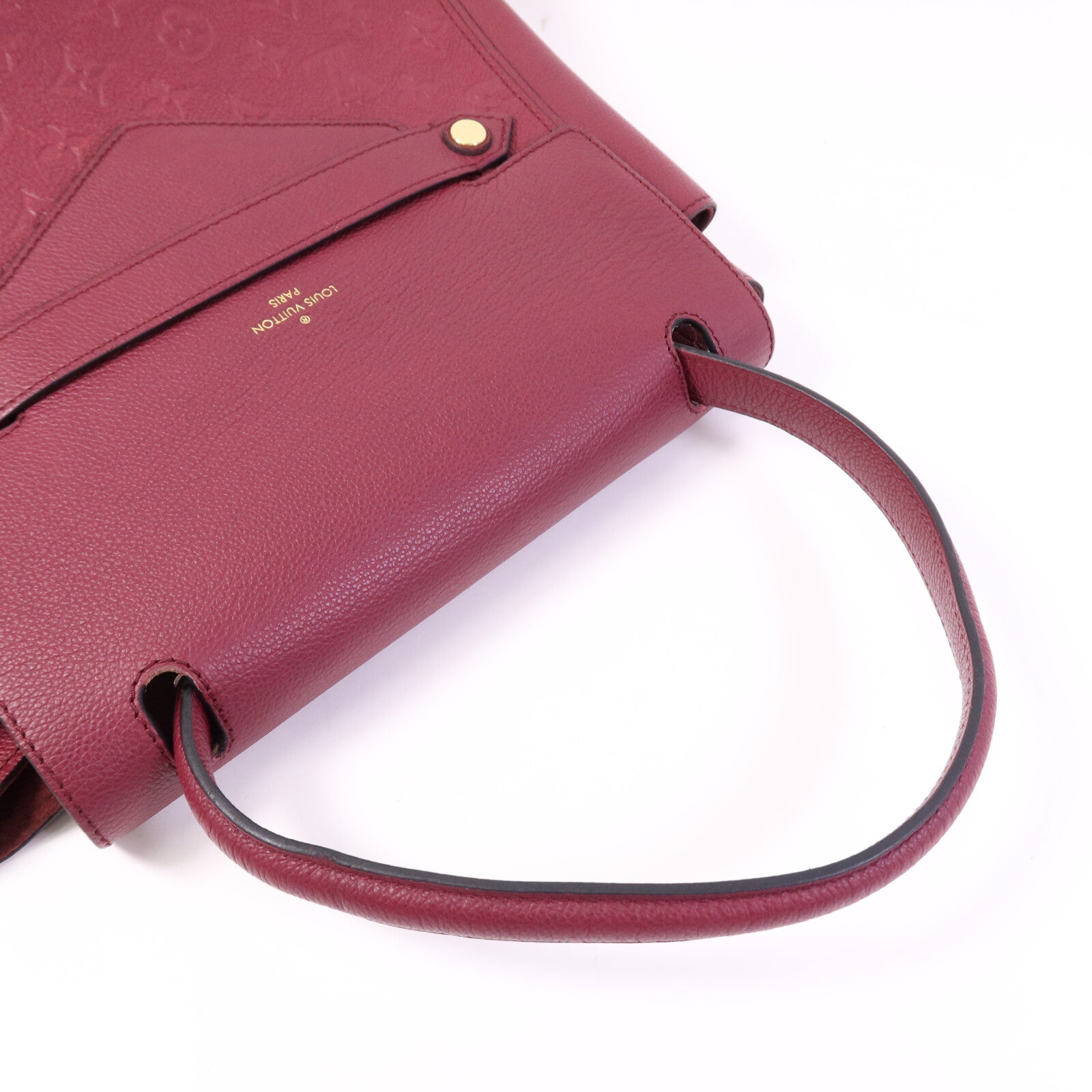 LOUIS VUITTON 【激減優惠】Monogram Empreinte Trocadero金扣手挽袋