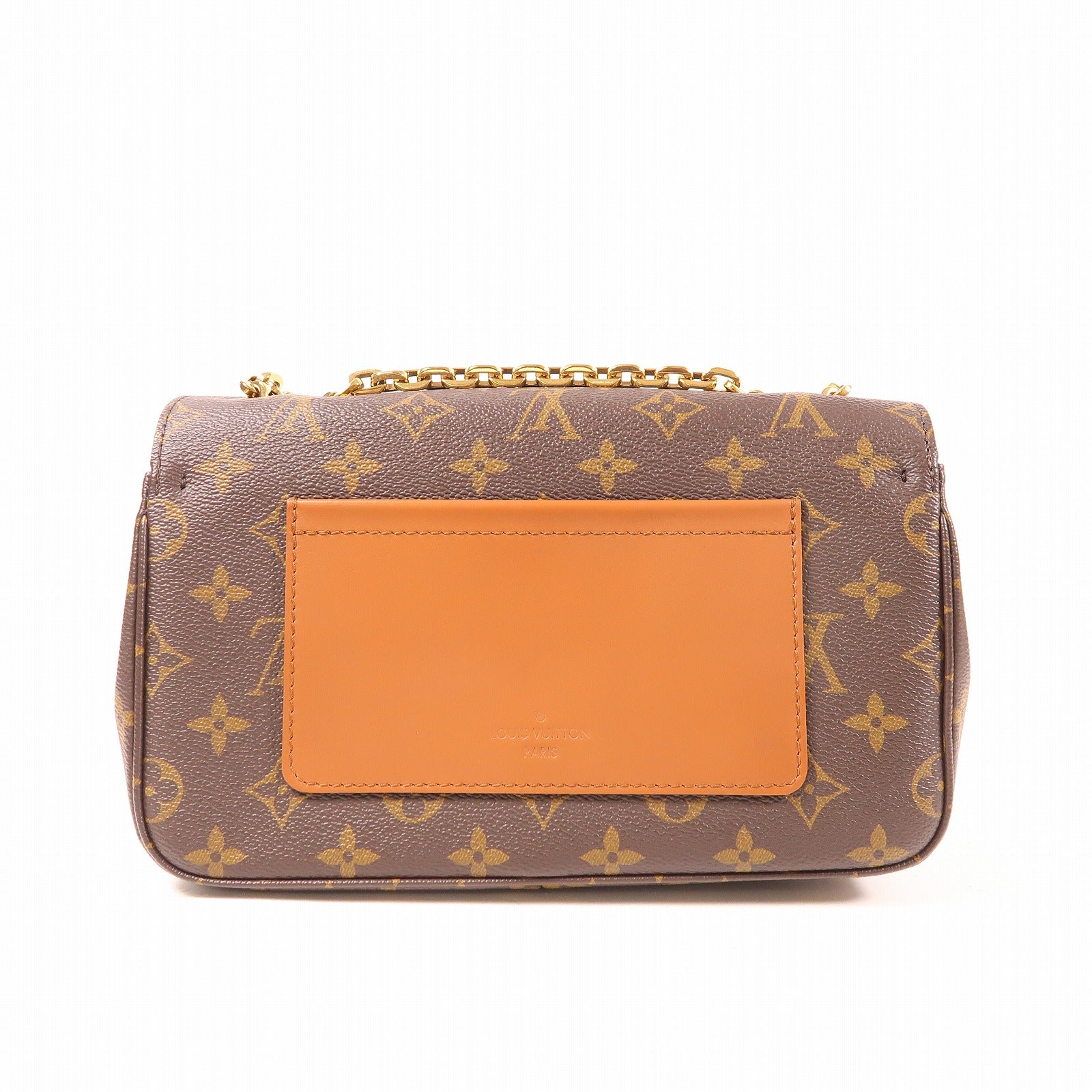 LOUIS VUITTON 【激減優惠】Monogram Marceau金扣鏈帶肩背袋棕色