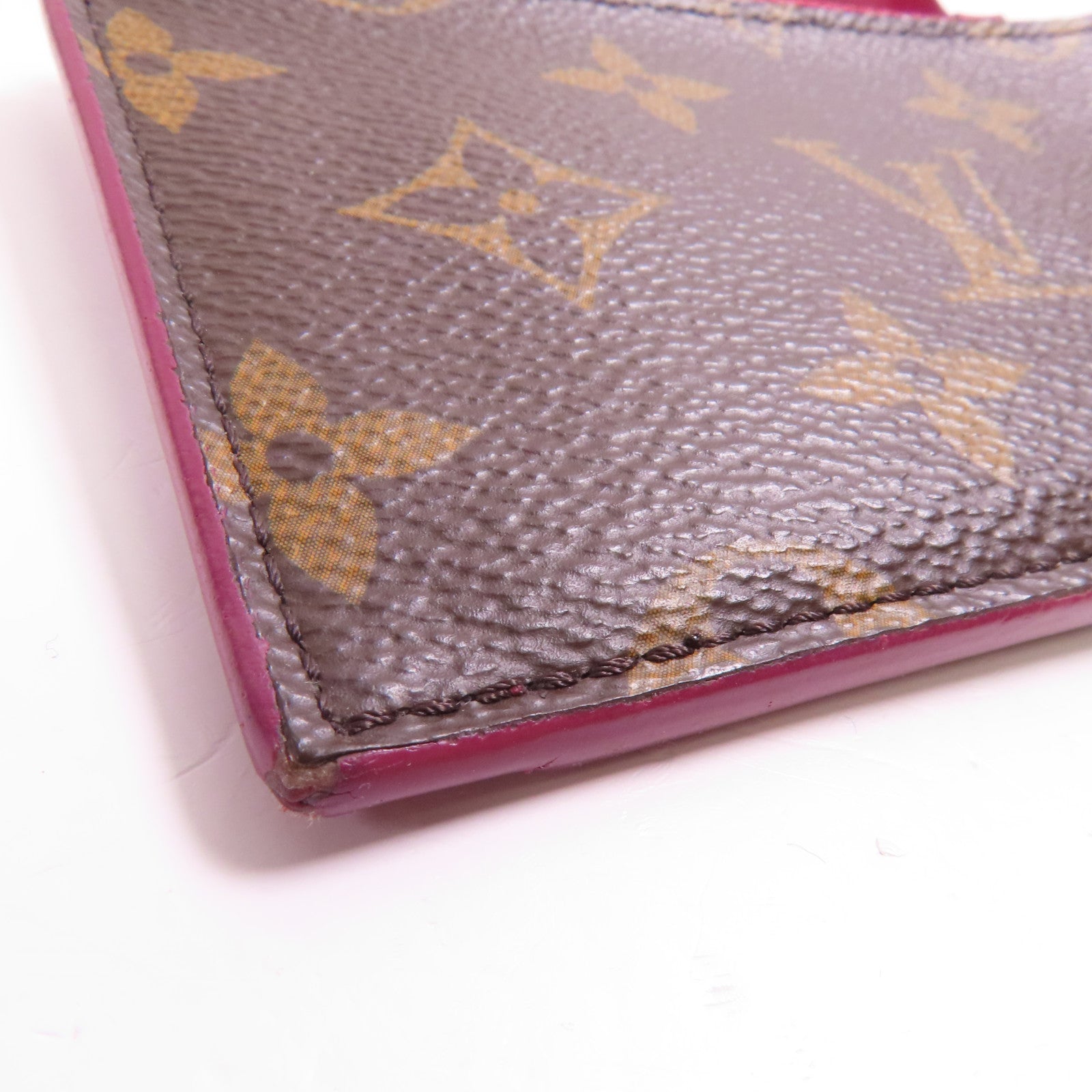 LOUIS VUITTON Monogram Card Case/Coin Purse金扣零錢包/卡片套