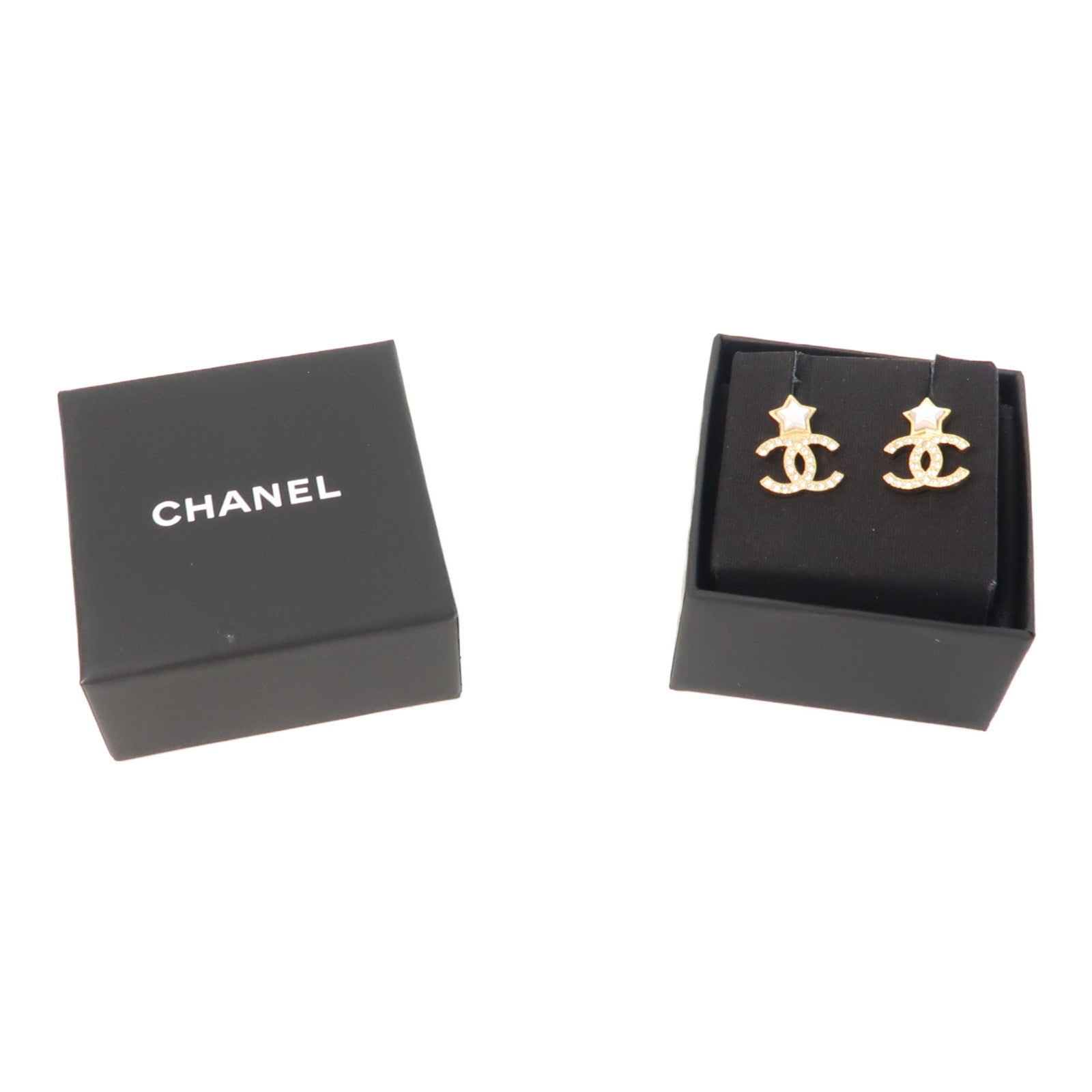 CHANEL 金屬Earrings耳環金色