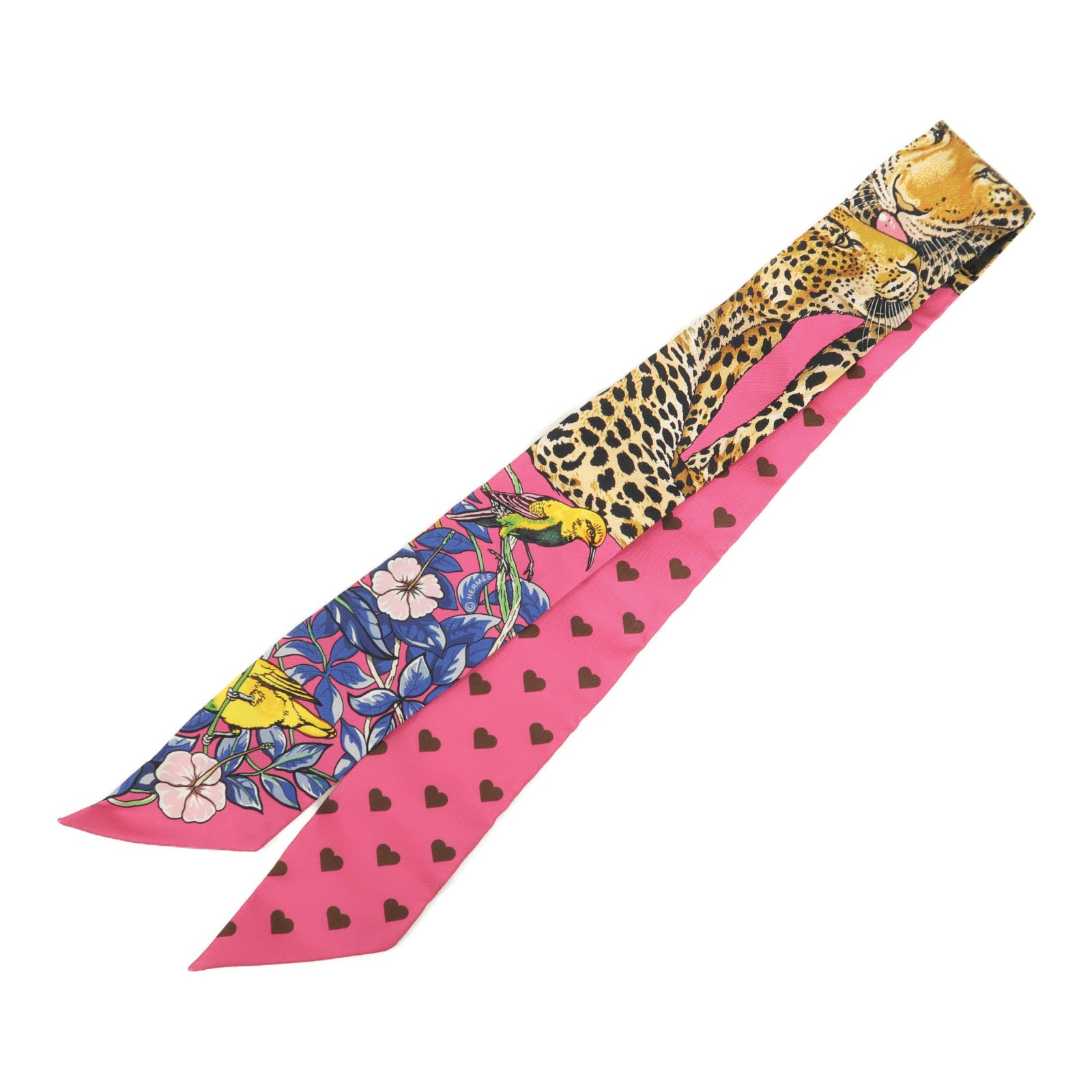 HERMES 絲質Twilly絲巾