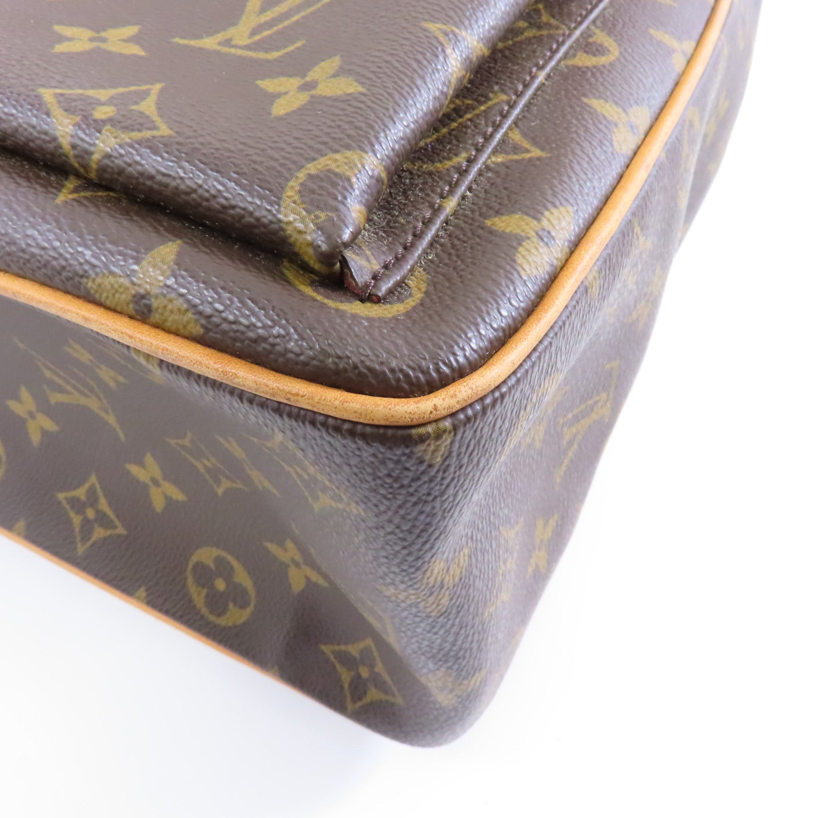 LOUIS VUITTON 【激減優惠】Monogram Multipli-Cite金扣肩背袋棕色