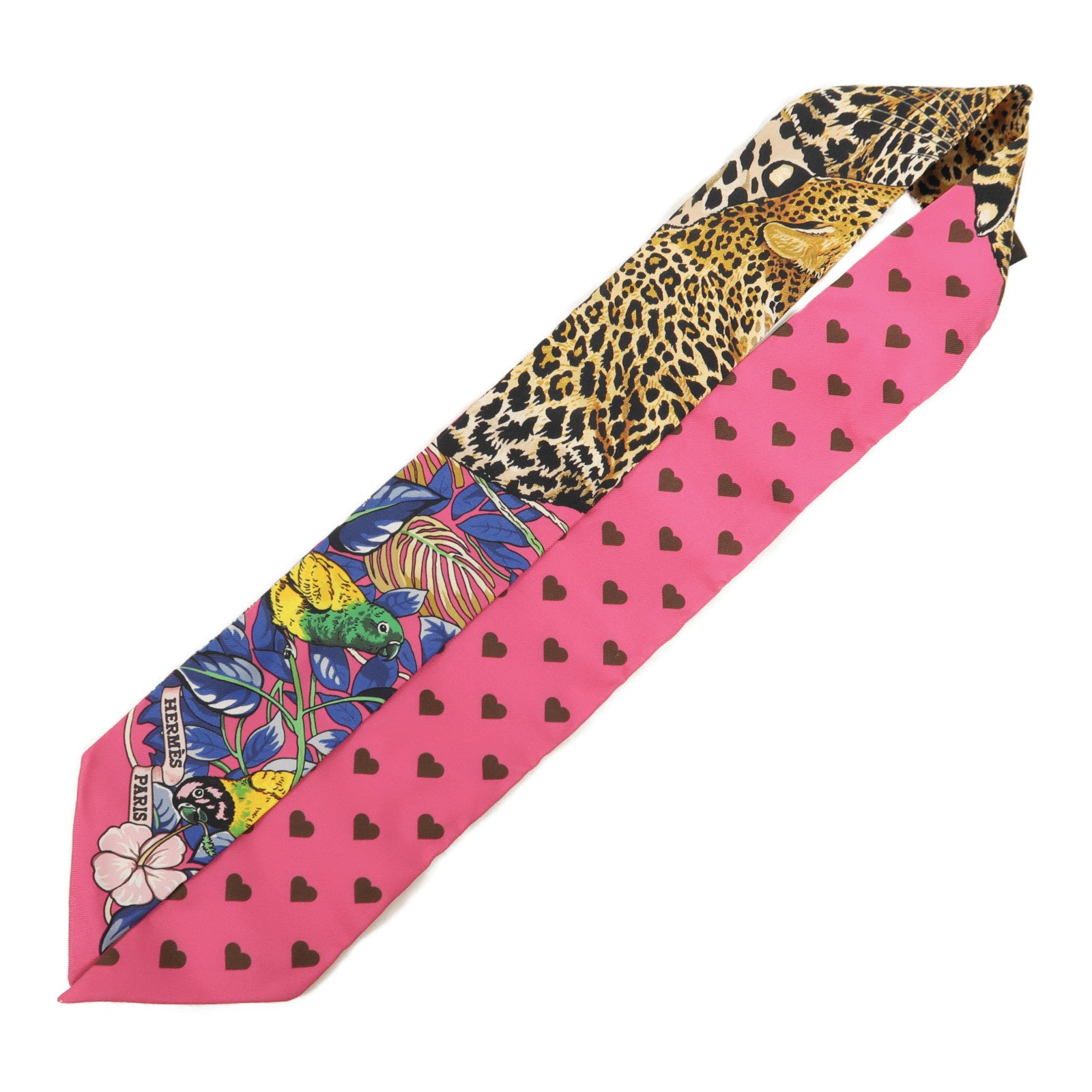 HERMES 絲質Twilly絲巾