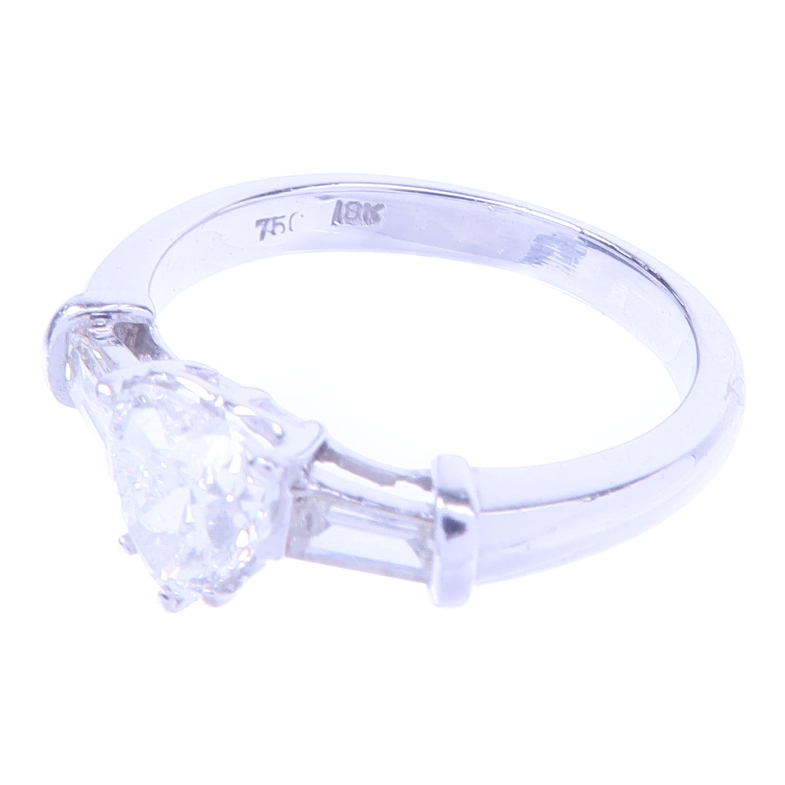 JEWELRY 18K白金Diamond Ring鑽石戒指US#4.75
