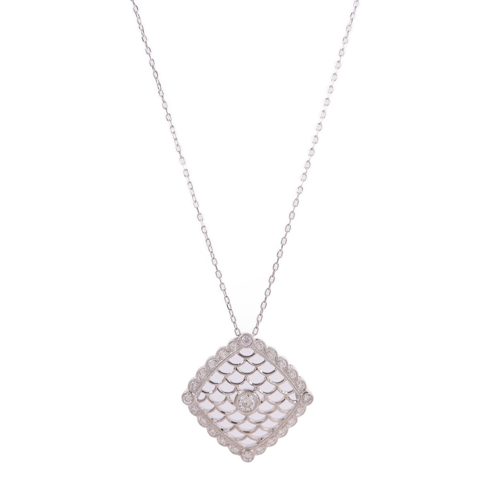 JEWELRY 【激減優惠】18K白金Diamond Necklace鑽石項鍊