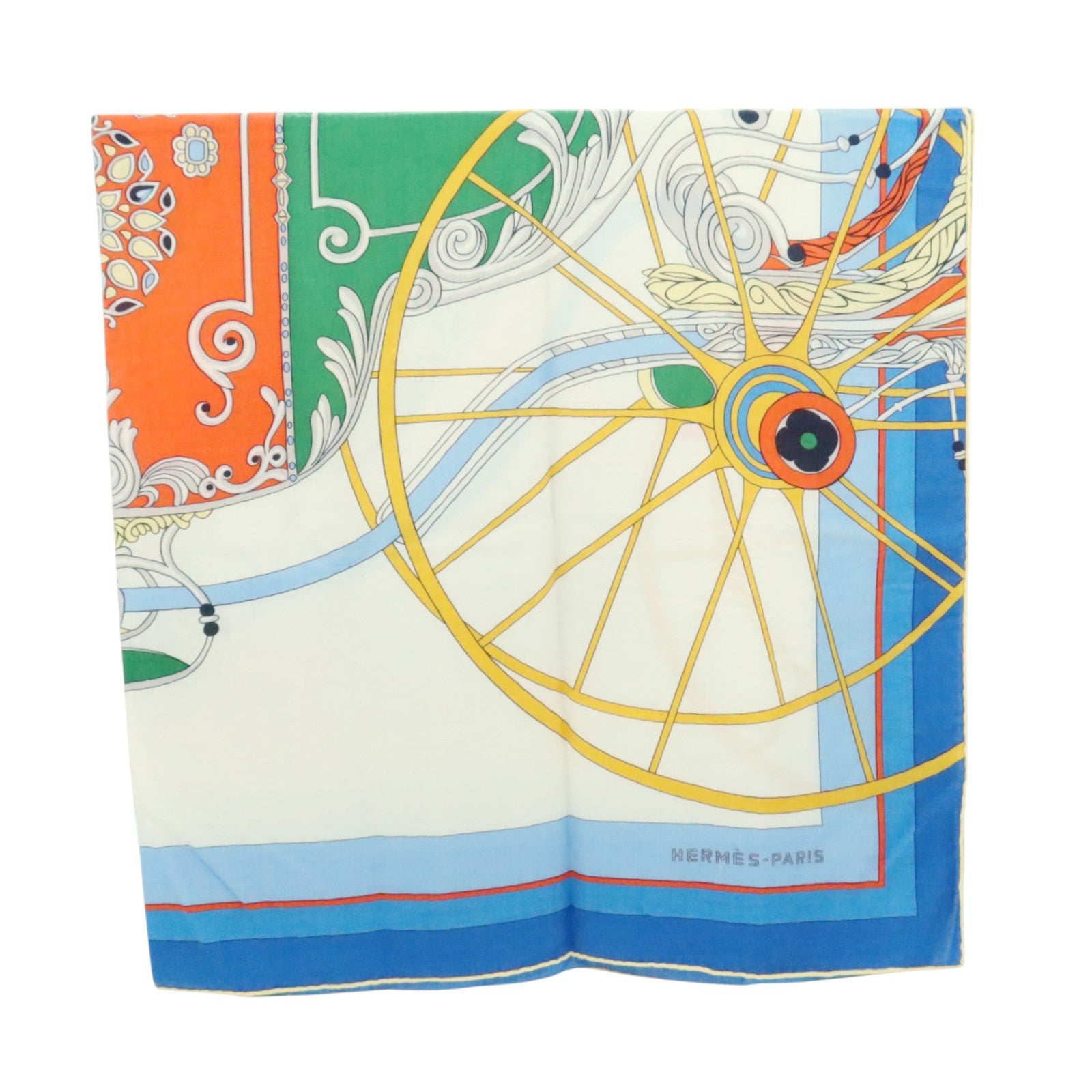 HERMES 羊絨/絲質Scarf 140x140絲巾