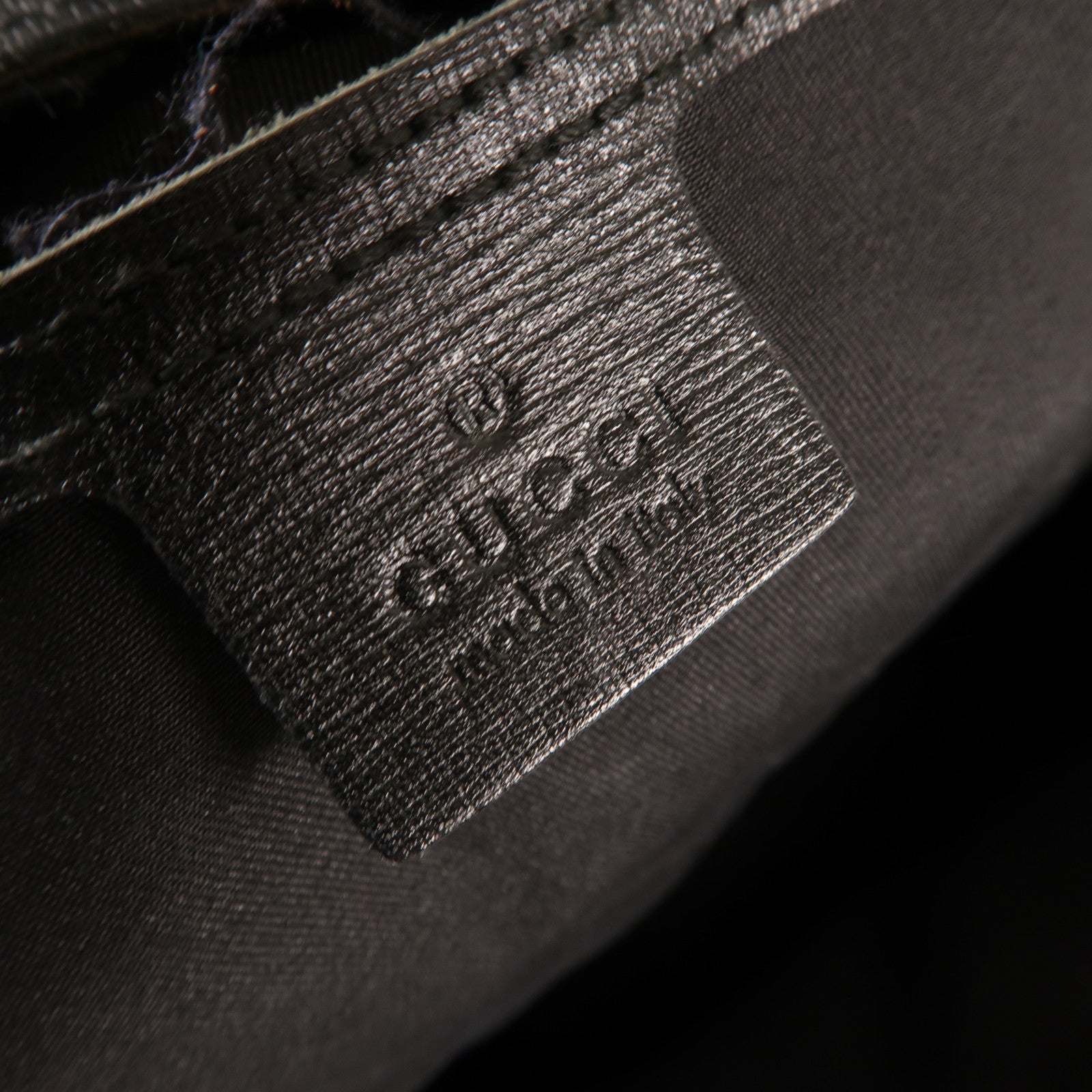 GUCCI 塗層帆布Shoulder Bag金扣手挽肩背兩用袋