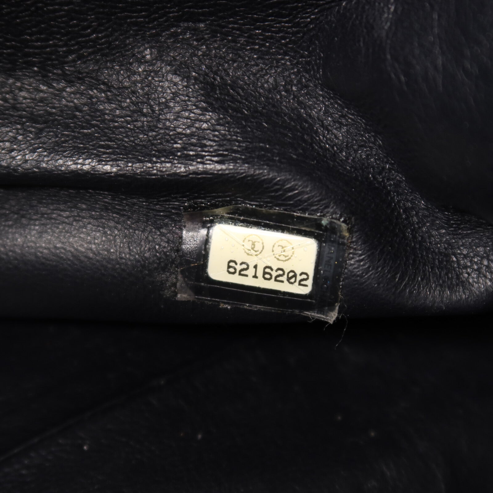 CHANEL 牛皮皮革Boston Bag銀扣手挽袋