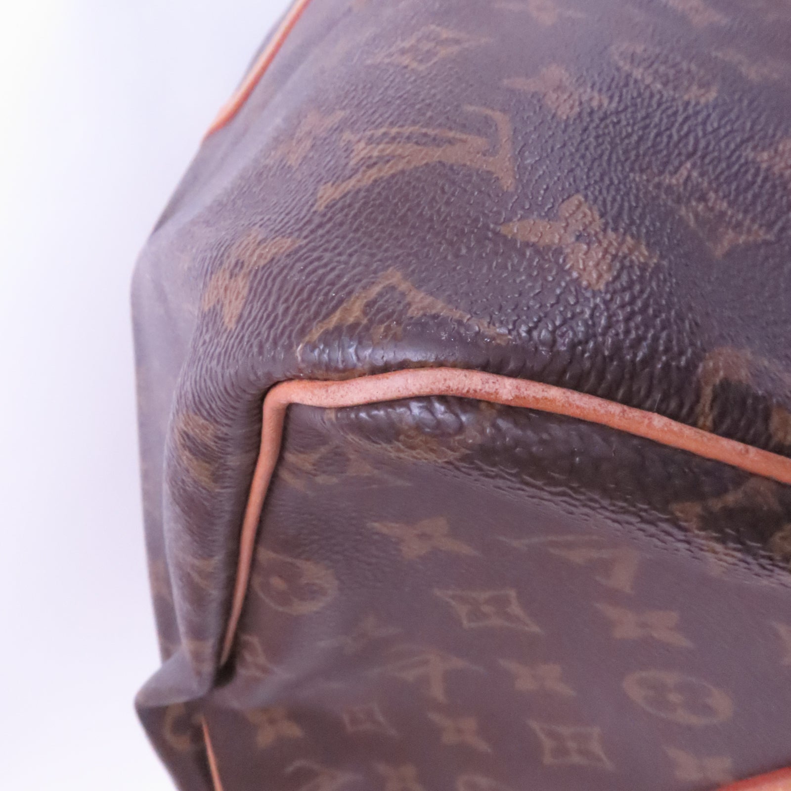LOUIS VUITTON Monogram Keepall 55 Bandouliere金扣手挽肩背兩用袋啡色