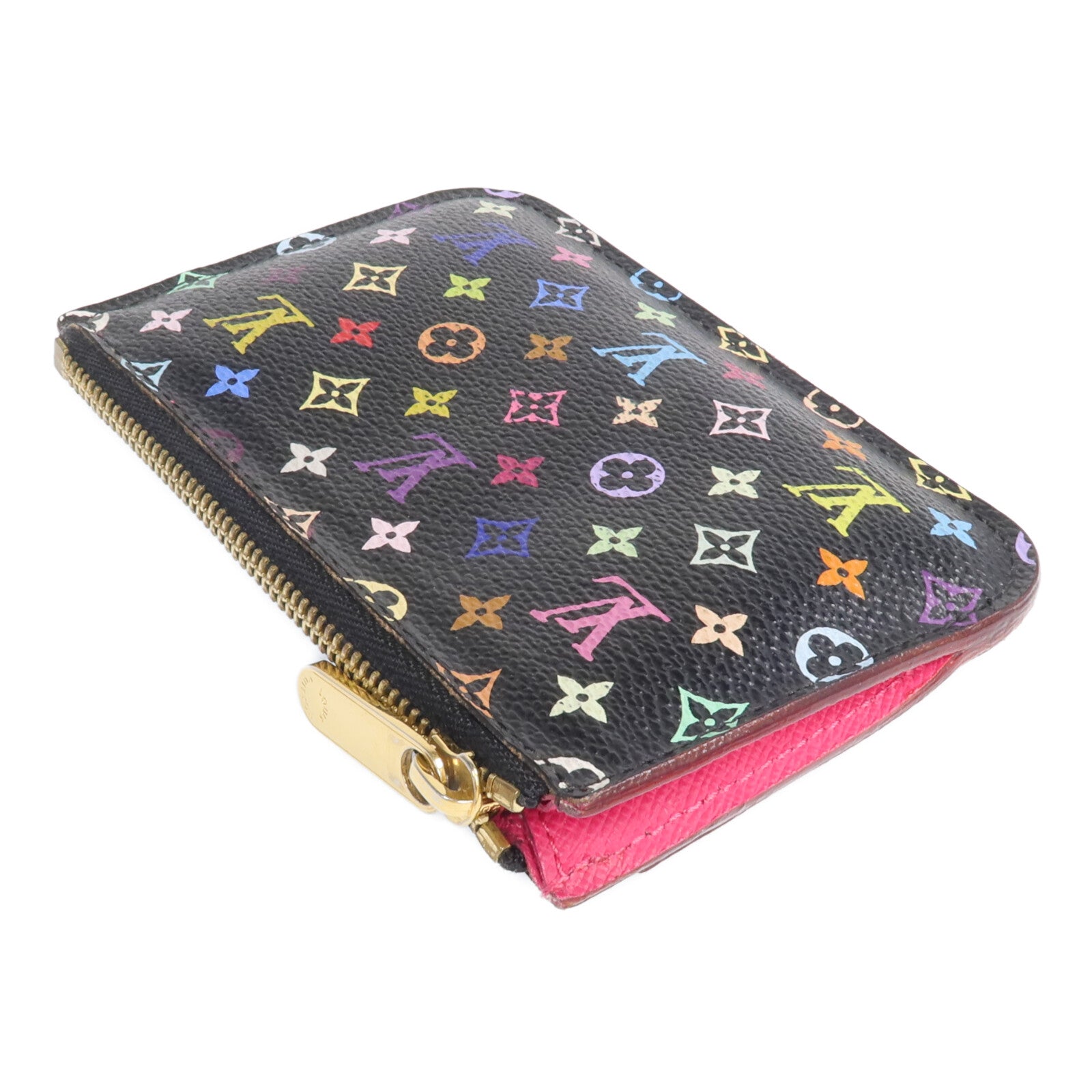 LOUIS VUITTON Monogram Multicolore Card Case金扣卡片套