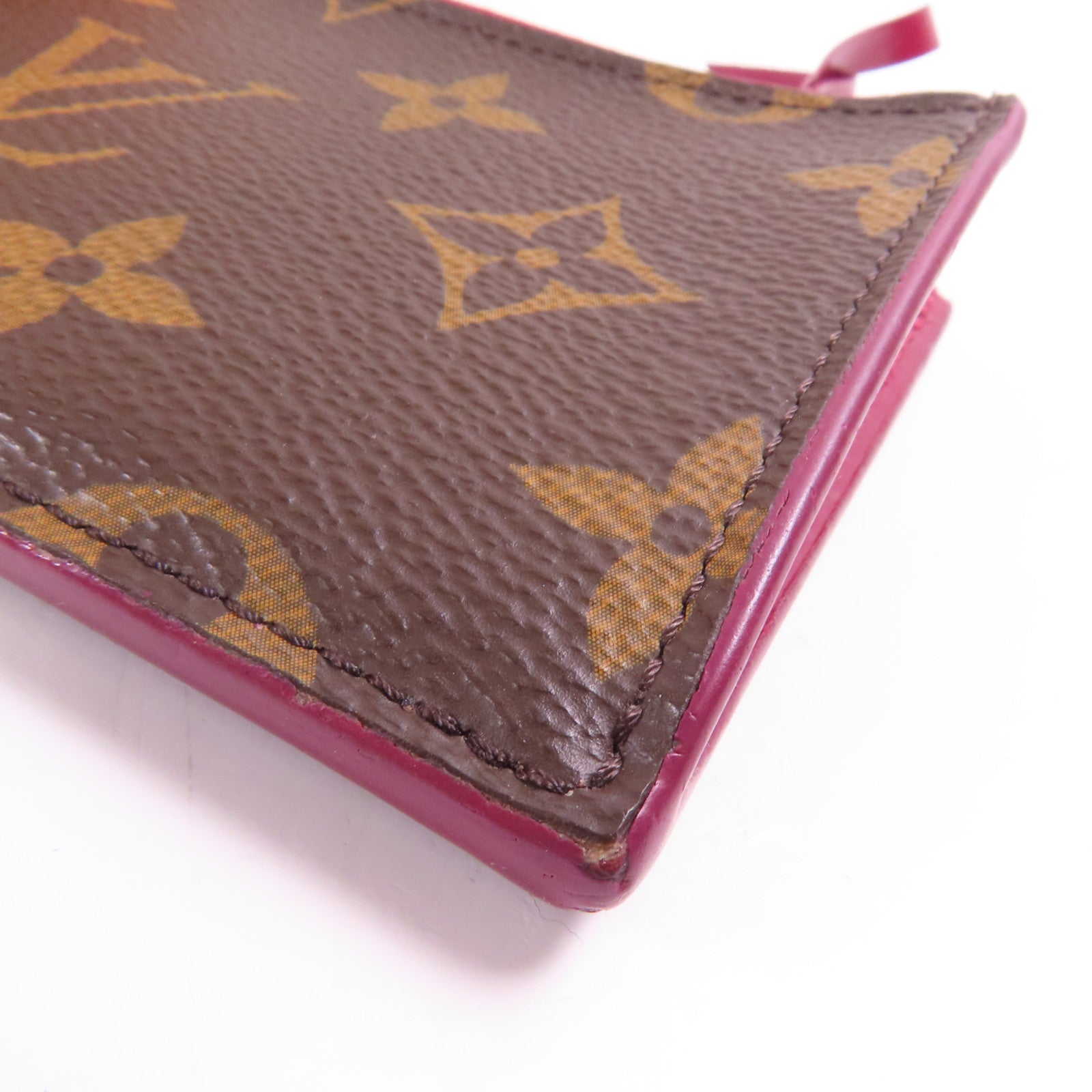 LOUIS VUITTON Monogram Card Case/Coin Purse金扣零錢包/卡片套