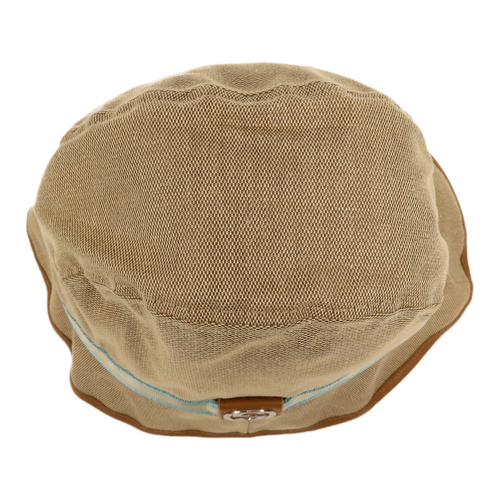 GUCCI 帆布Hat銀扣帽子