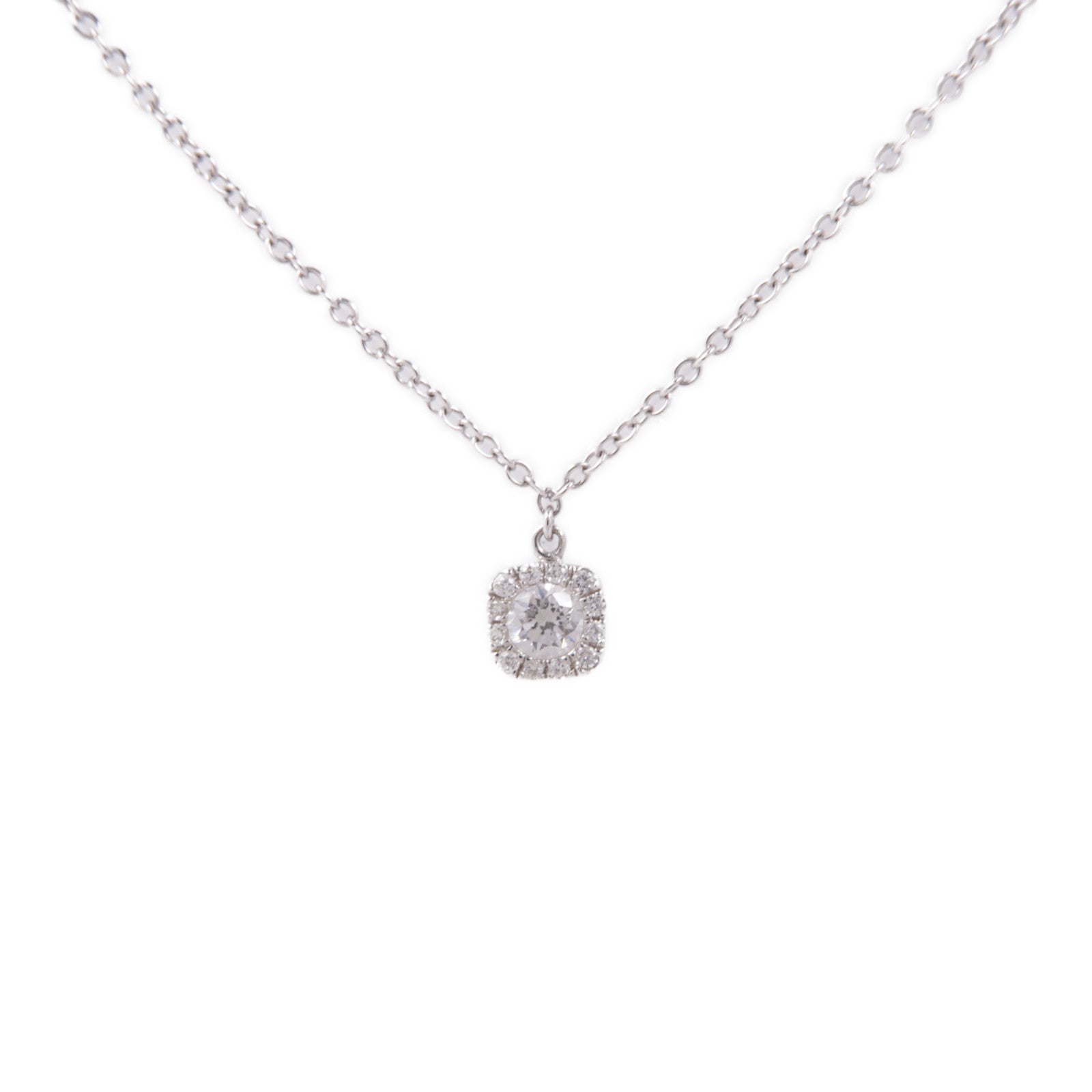 JEWELRY 18K白金Diamond Necklace鑽石項鍊