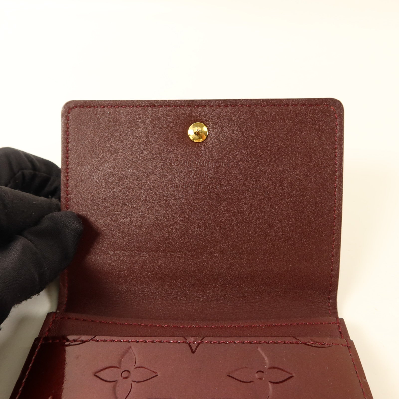 LOUIS VUITTON Monogram Vernis Envelope Business Card Holder卡片套