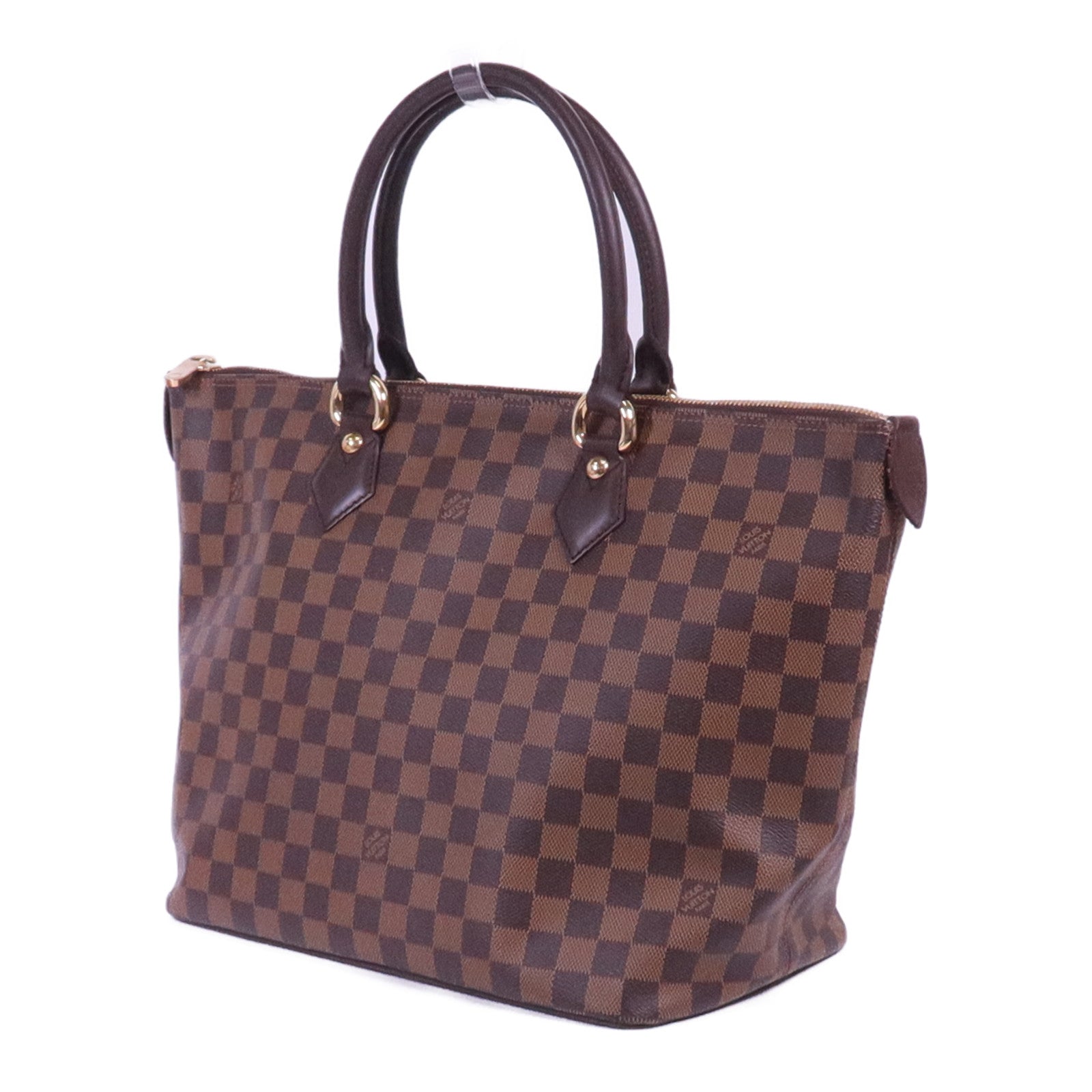 LOUIS VUITTON Monogram Saleya GM金扣手挽袋