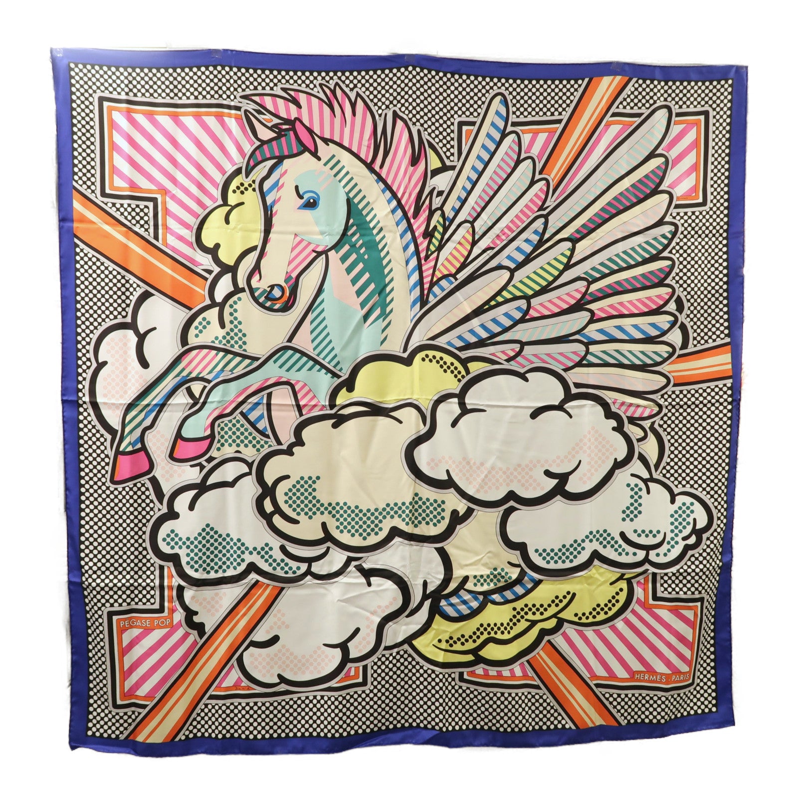 HERMES 絲質Scarf 140X140絲巾
