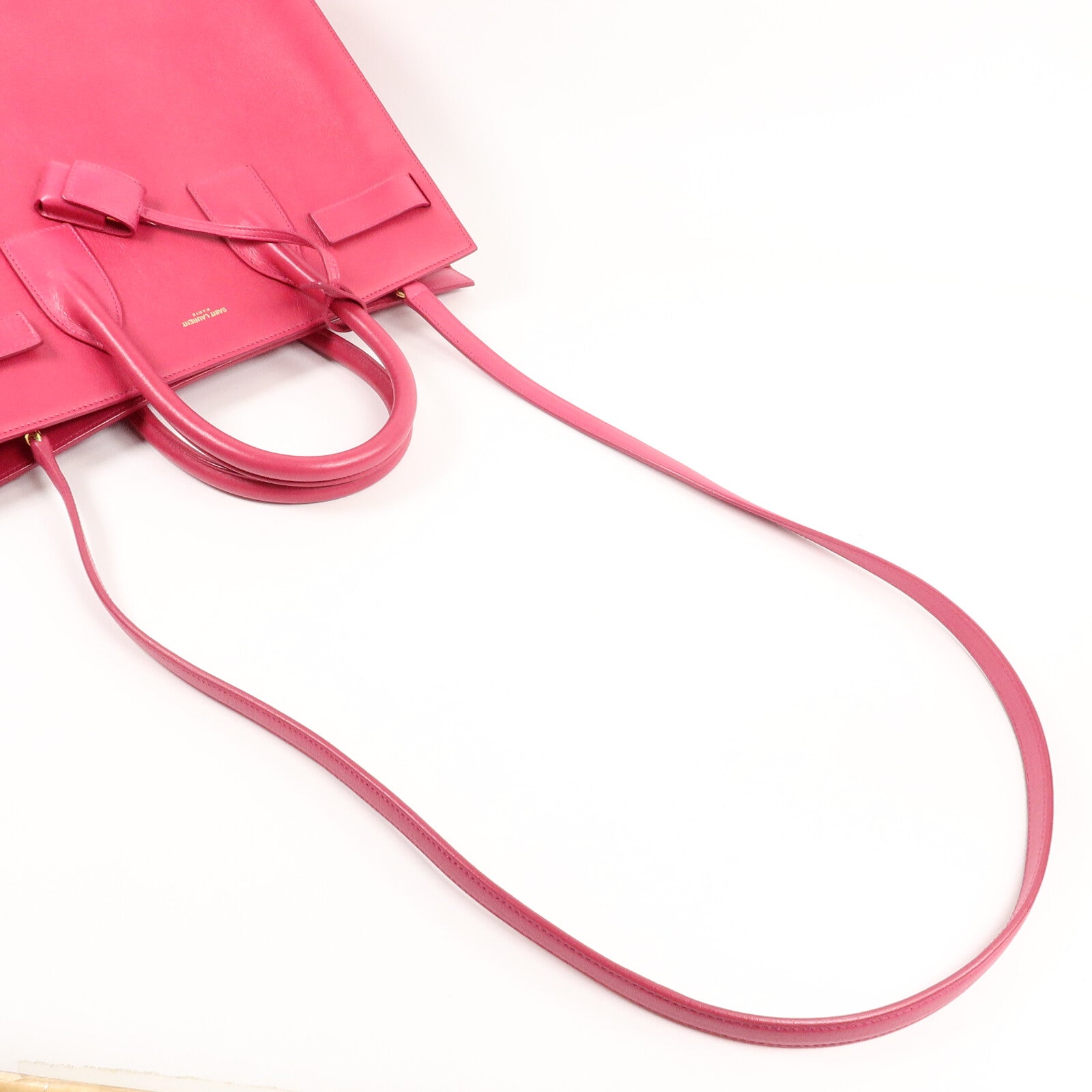 SAINT LAURENT 牛皮皮革Sac De Jour Small手挽肩背兩用袋