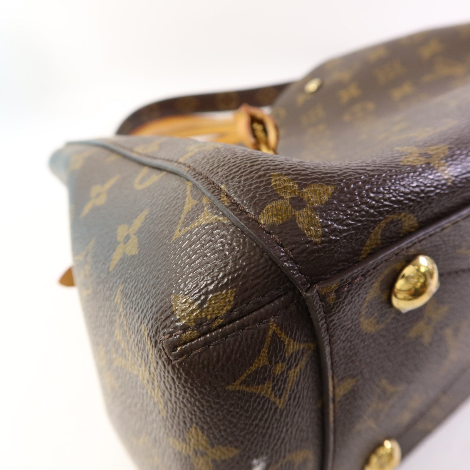LOUIS VUITTON Monogram Montaigne MM金扣手挽肩背兩用袋
