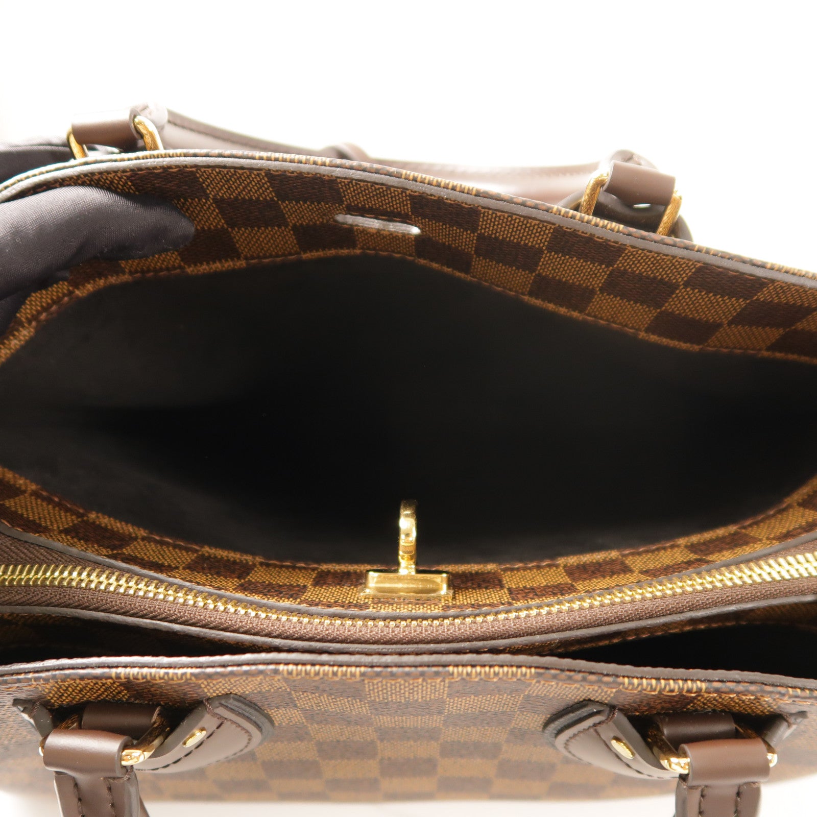 LOUIS VUITTON Damier Normandy金扣手挽肩背兩用袋