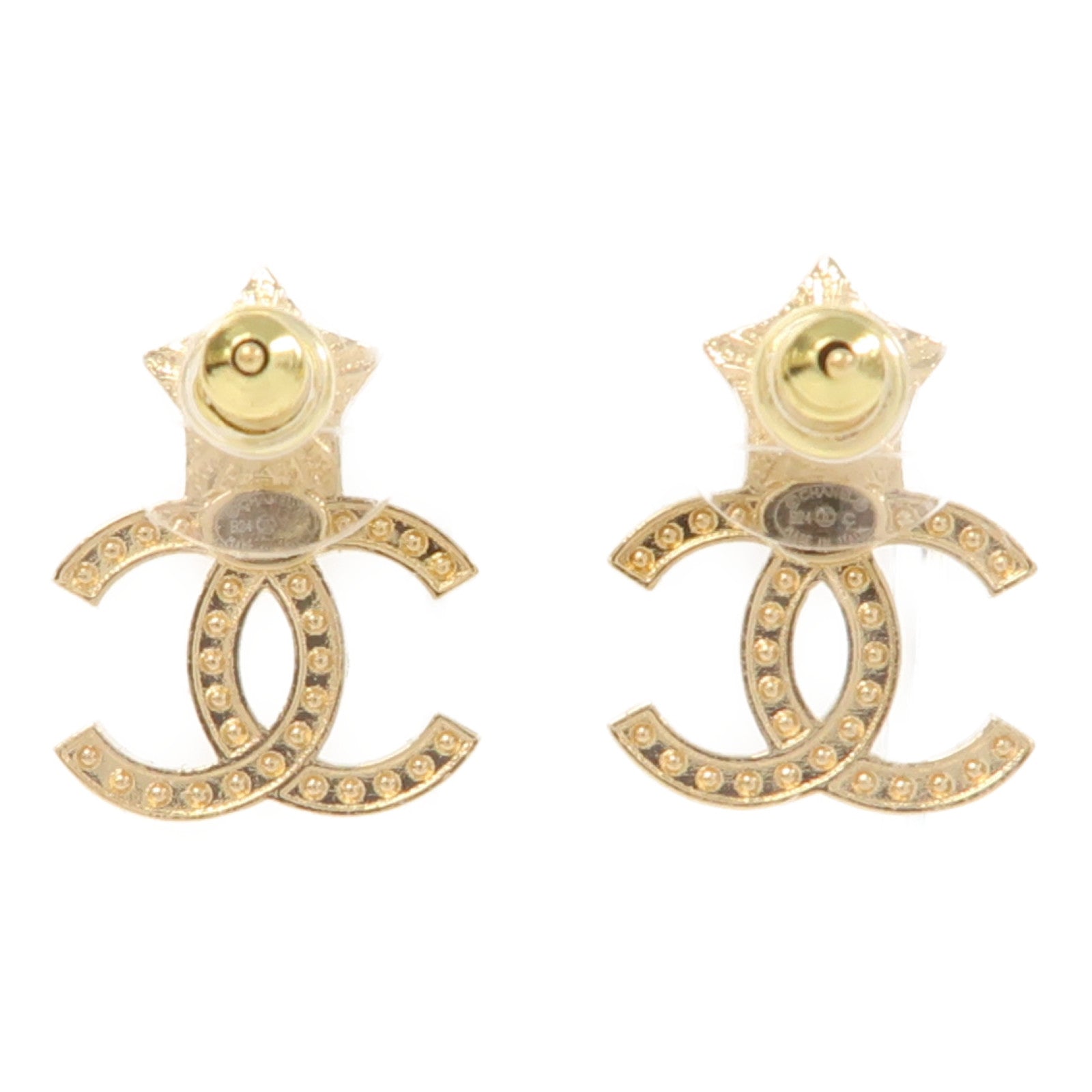 CHANEL 金屬Earrings耳環金色