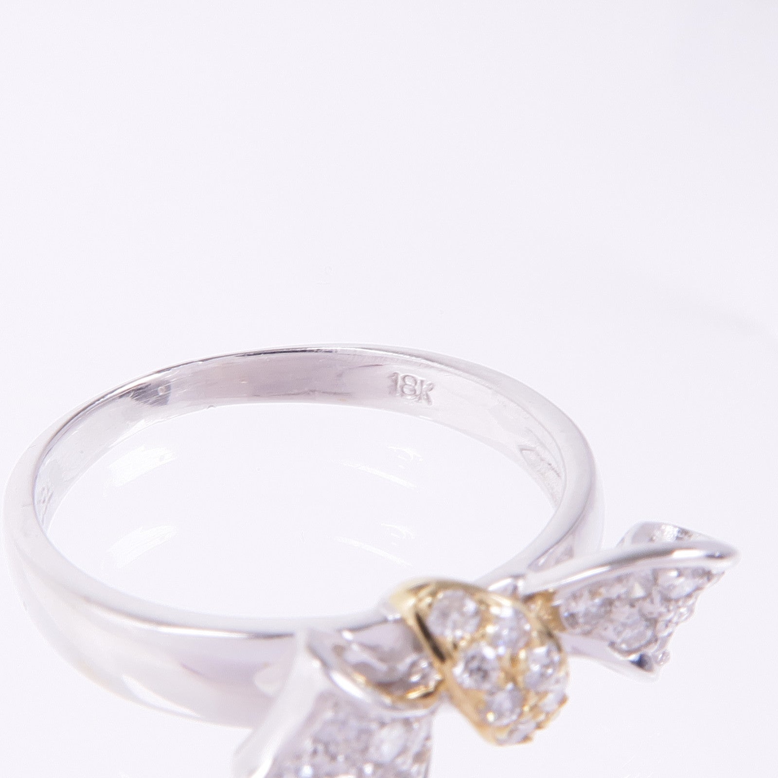 JEWELRY 【激減優惠】18K黃金/白金Diamond Ring鑽石戒指US#6.25