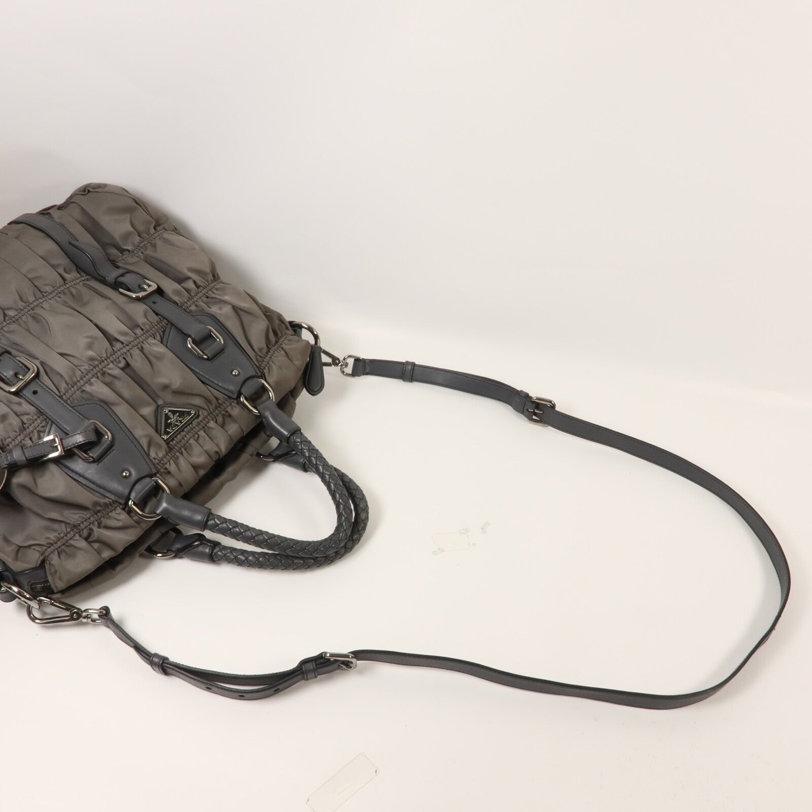 PRADA 尼龍Tessuto Gaufre手挽肩背兩用袋