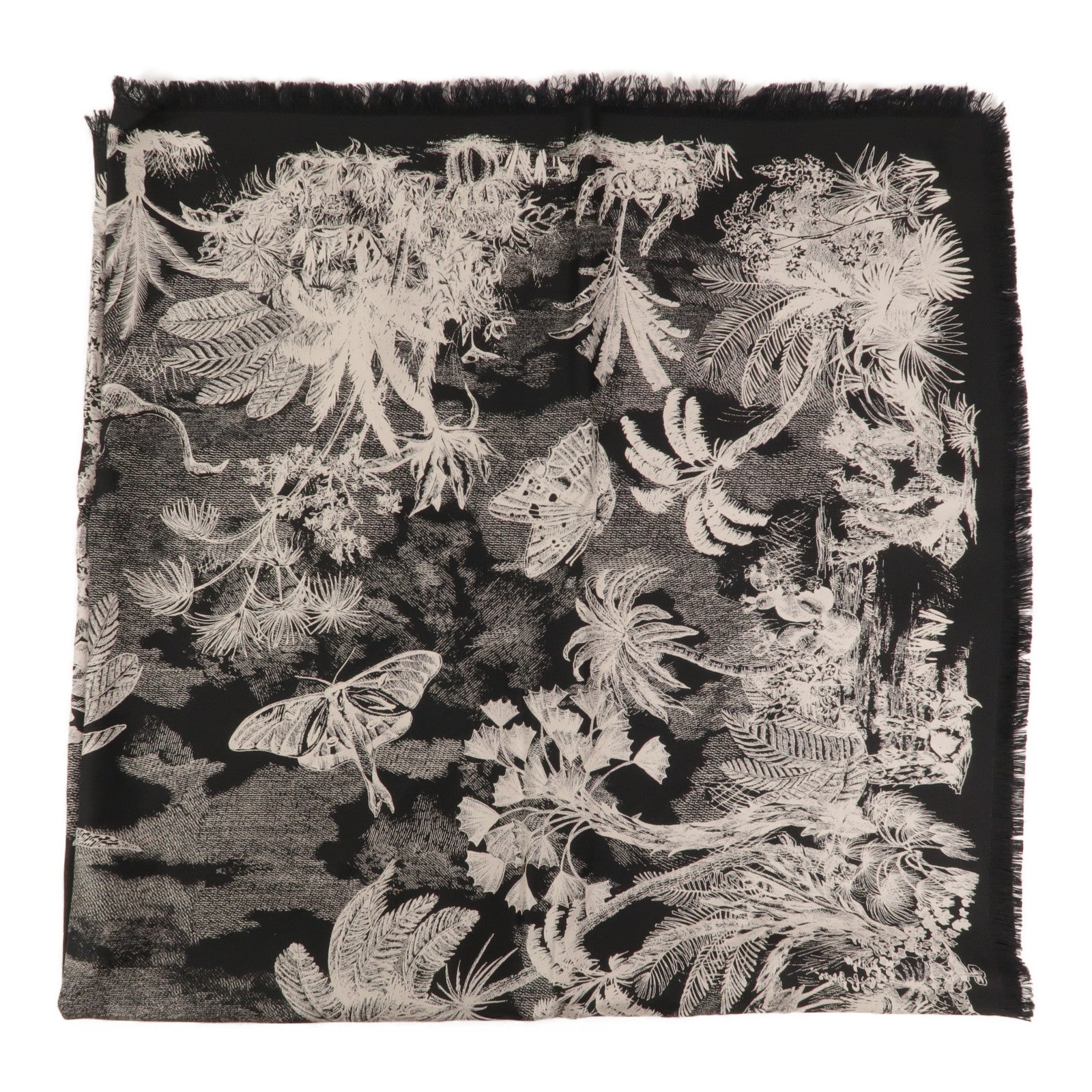 Dior 絲質Toile De Jouy Sauvage 90 Square Scarf絲巾