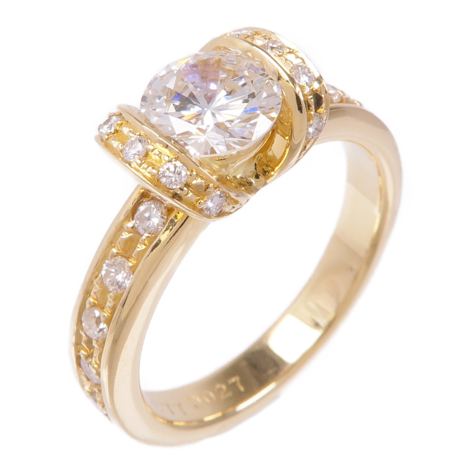 JEWELRY Diamond Ring 18K Yellow Gold US#6