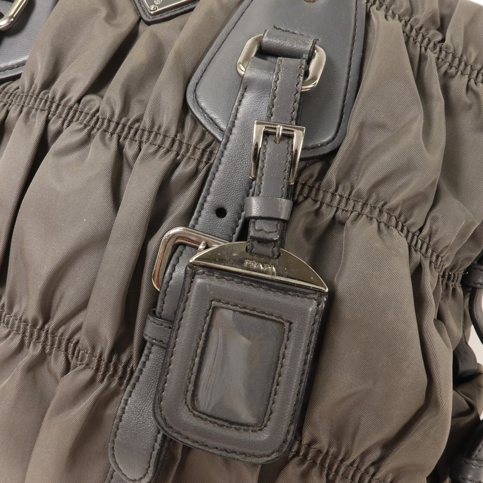 PRADA 尼龍Tessuto Gaufre手挽肩背兩用袋