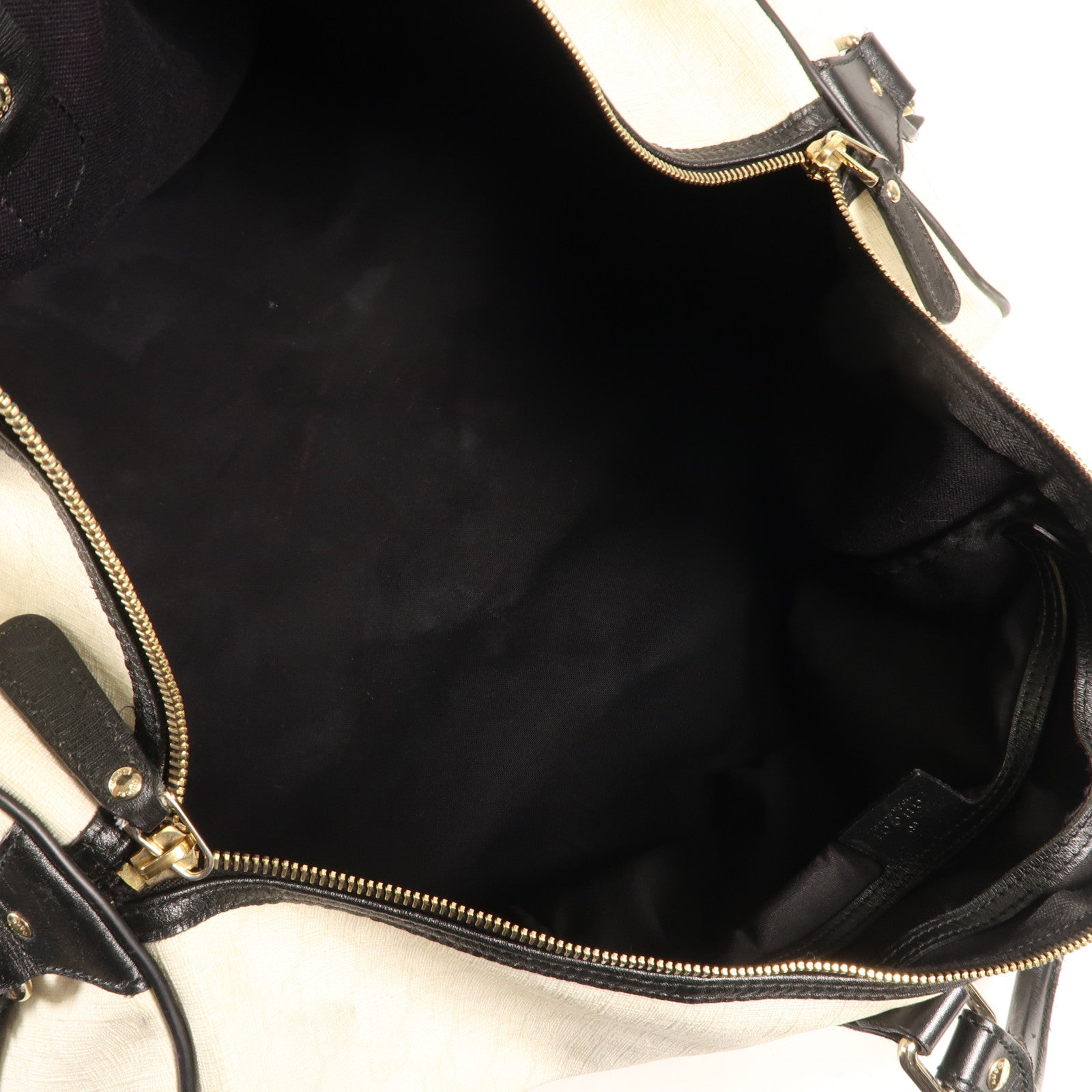 GUCCI 塗層帆布Shoulder Bag金扣手挽肩背兩用袋