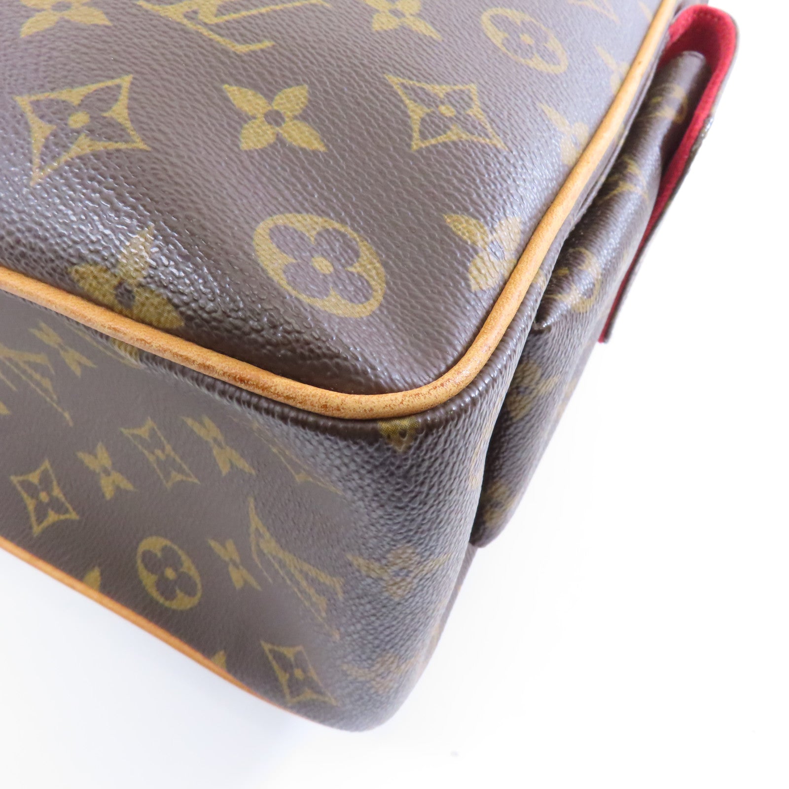 LOUIS VUITTON 【激減優惠】Monogram Multipli-Cite金扣肩背袋棕色