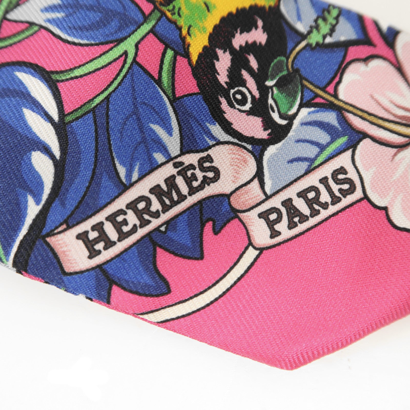 HERMES 絲質Twilly絲巾